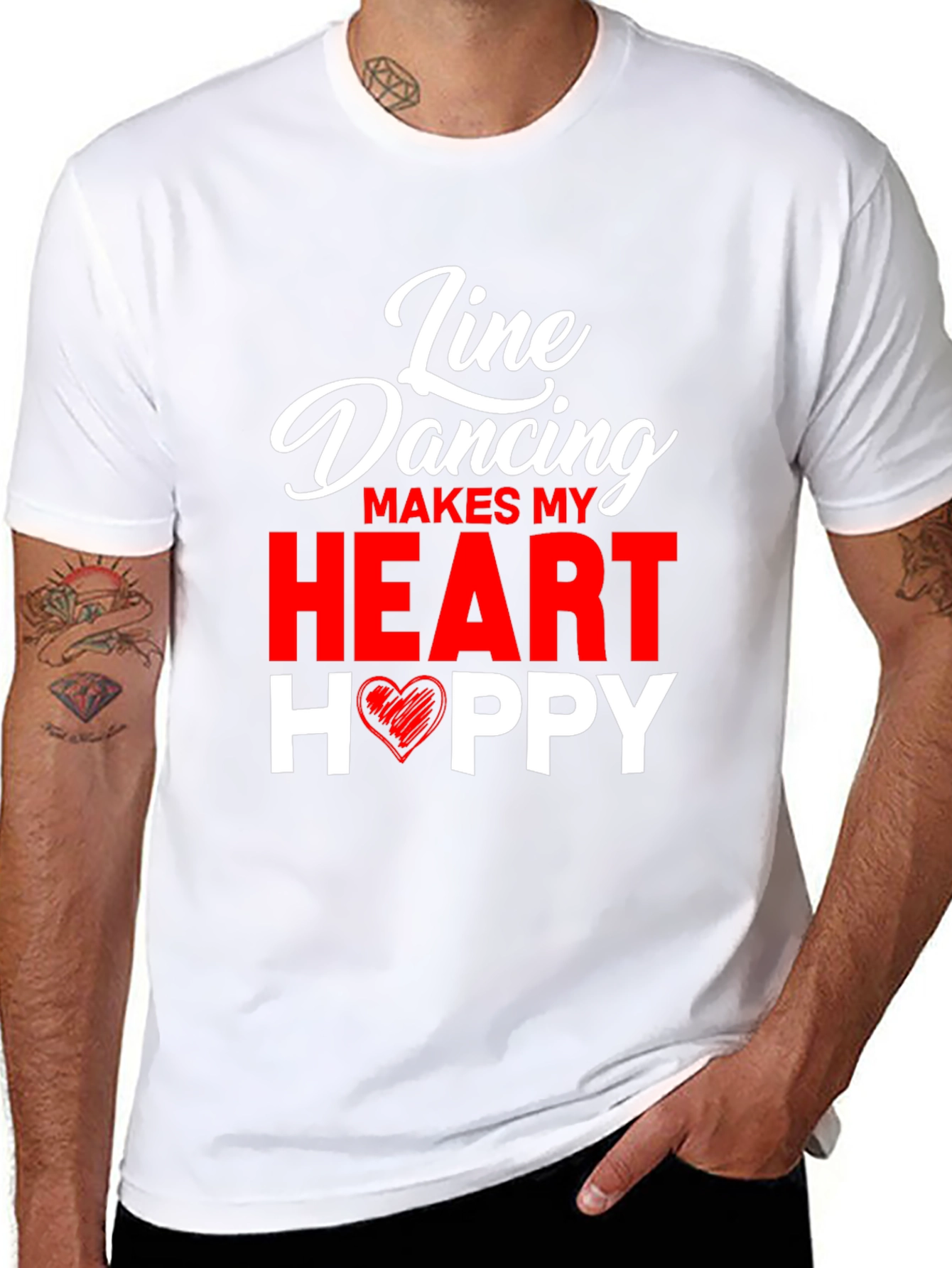 Line Dancing Heart T-Shirt