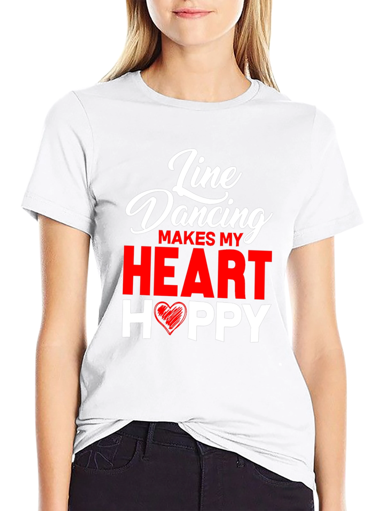 Line Dancing Heart T-Shirt