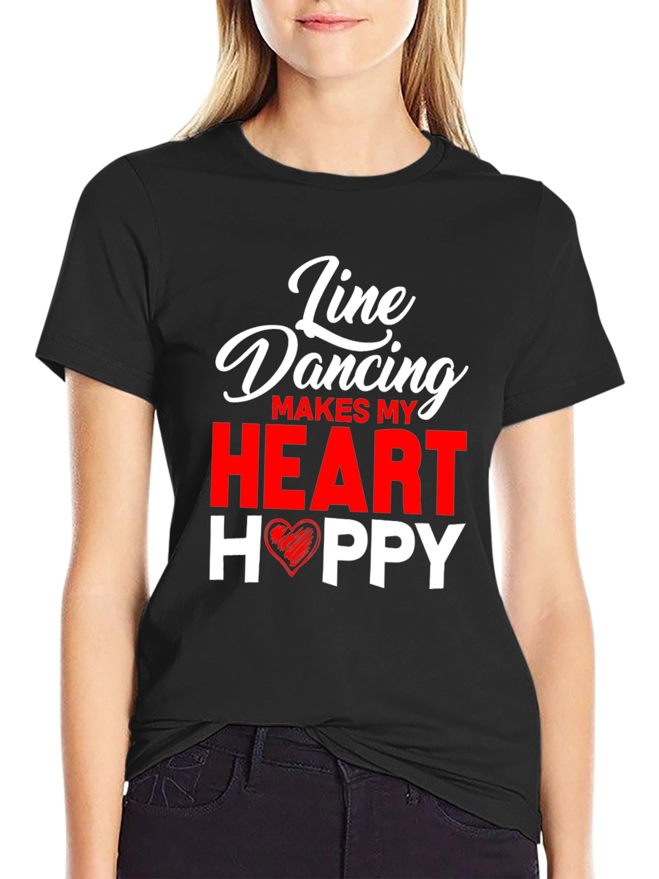 Line Dancing Heart T-Shirt