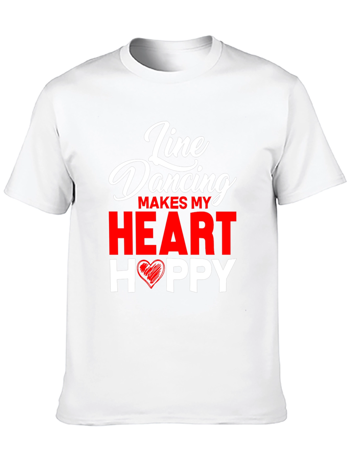 Line Dancing Heart T-Shirt