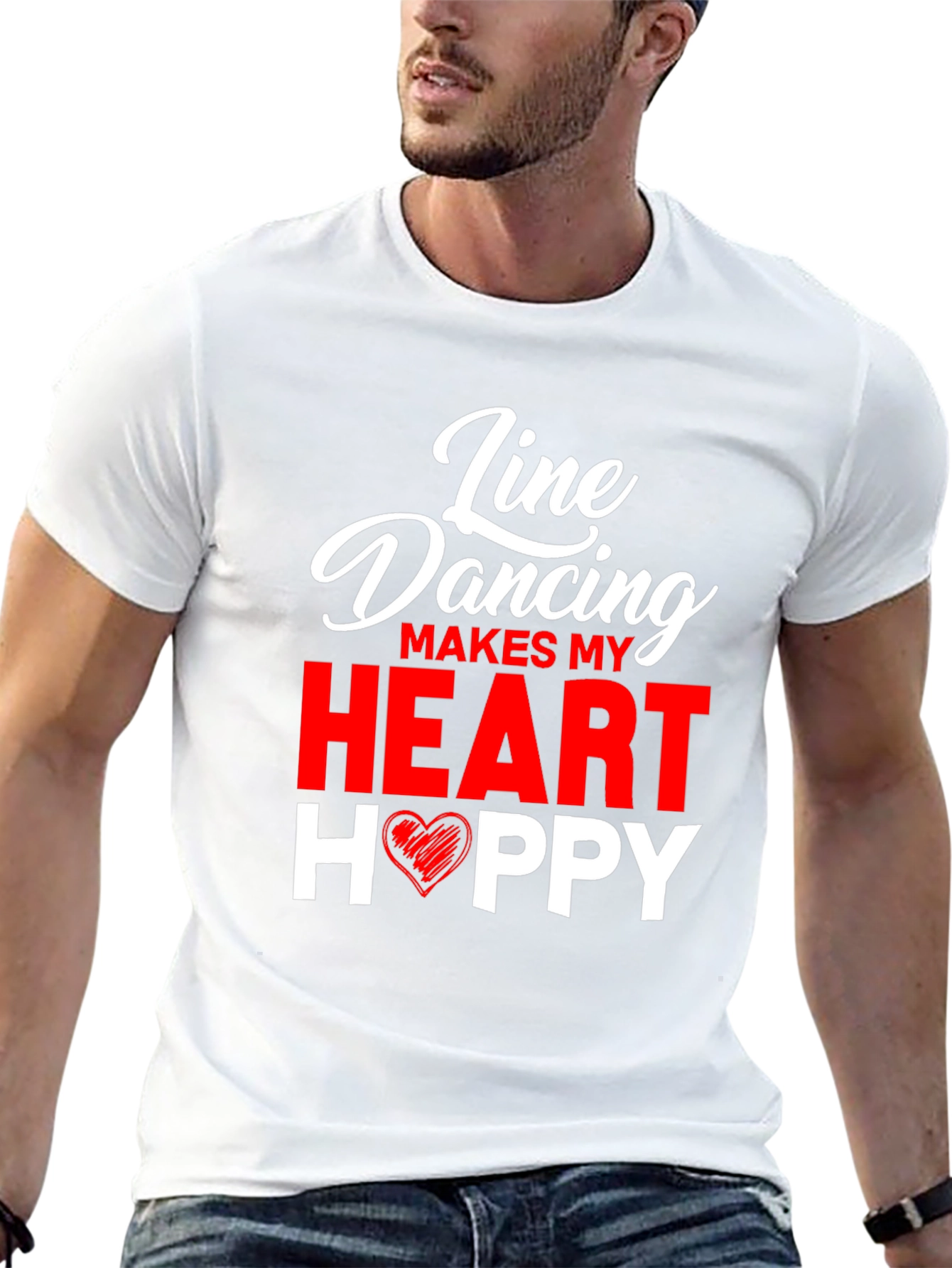 Line Dancing Heart T-Shirt