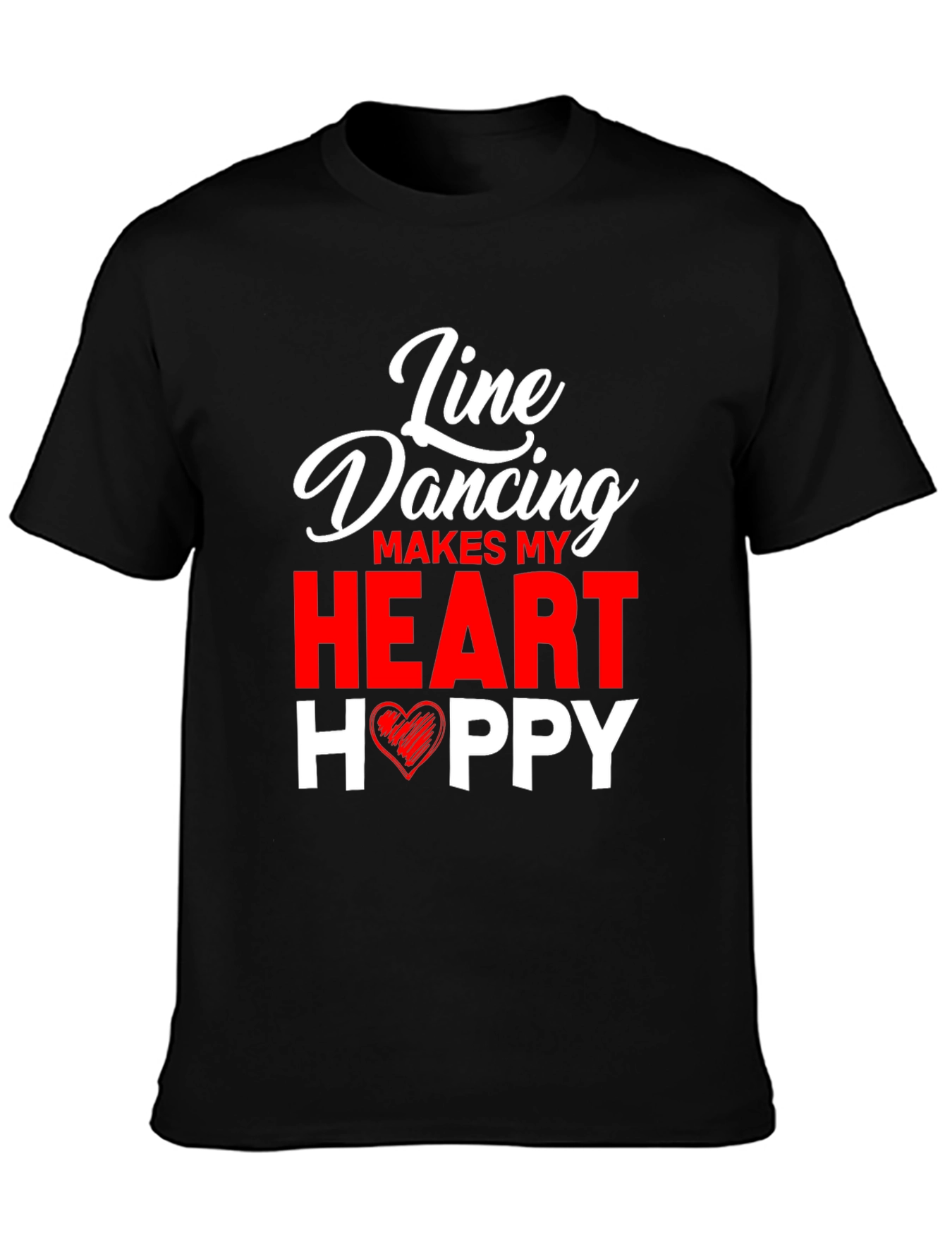 Line Dancing Heart T-Shirt