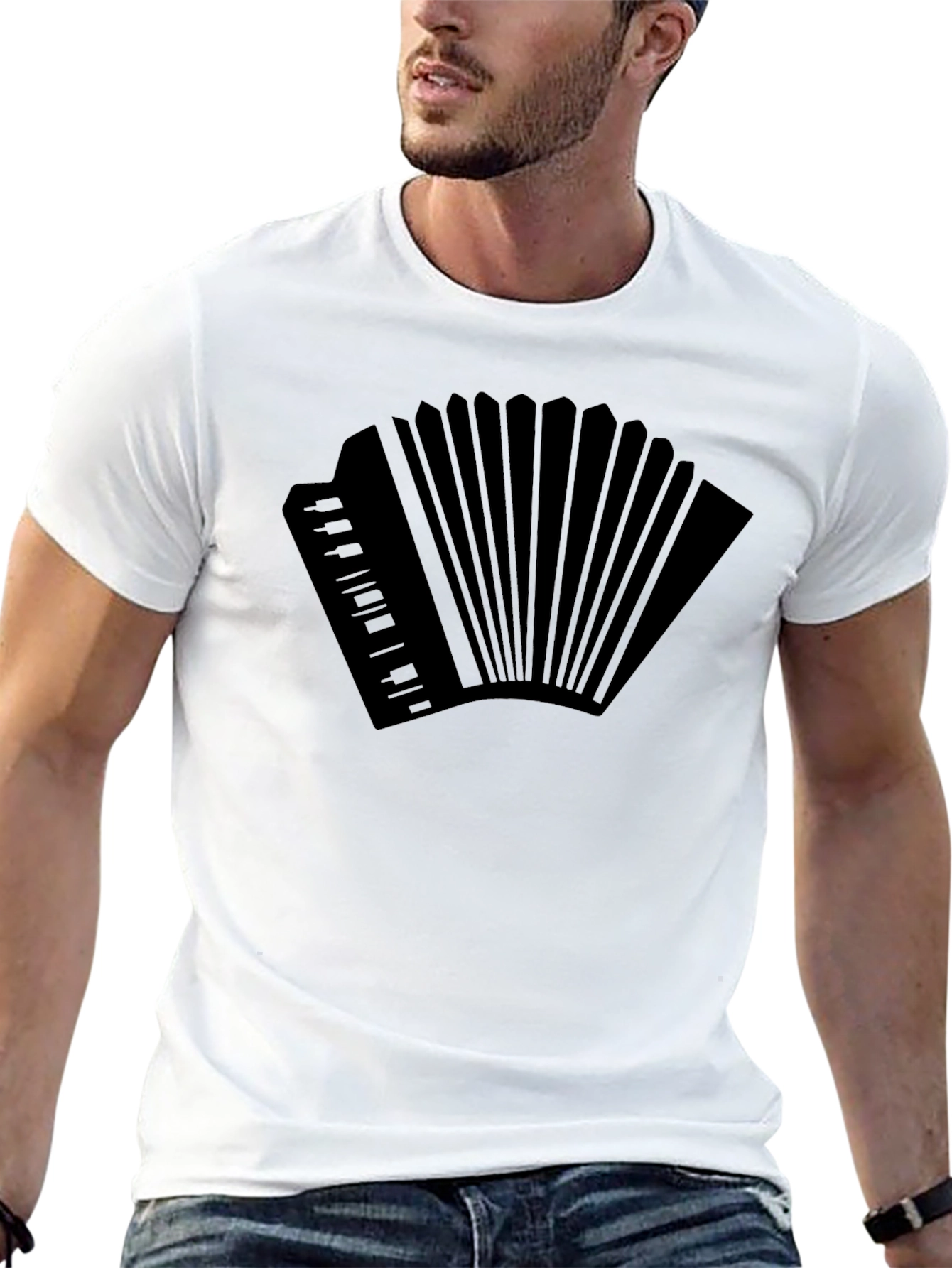 Accordion Graphic Tee - Musicians Gift