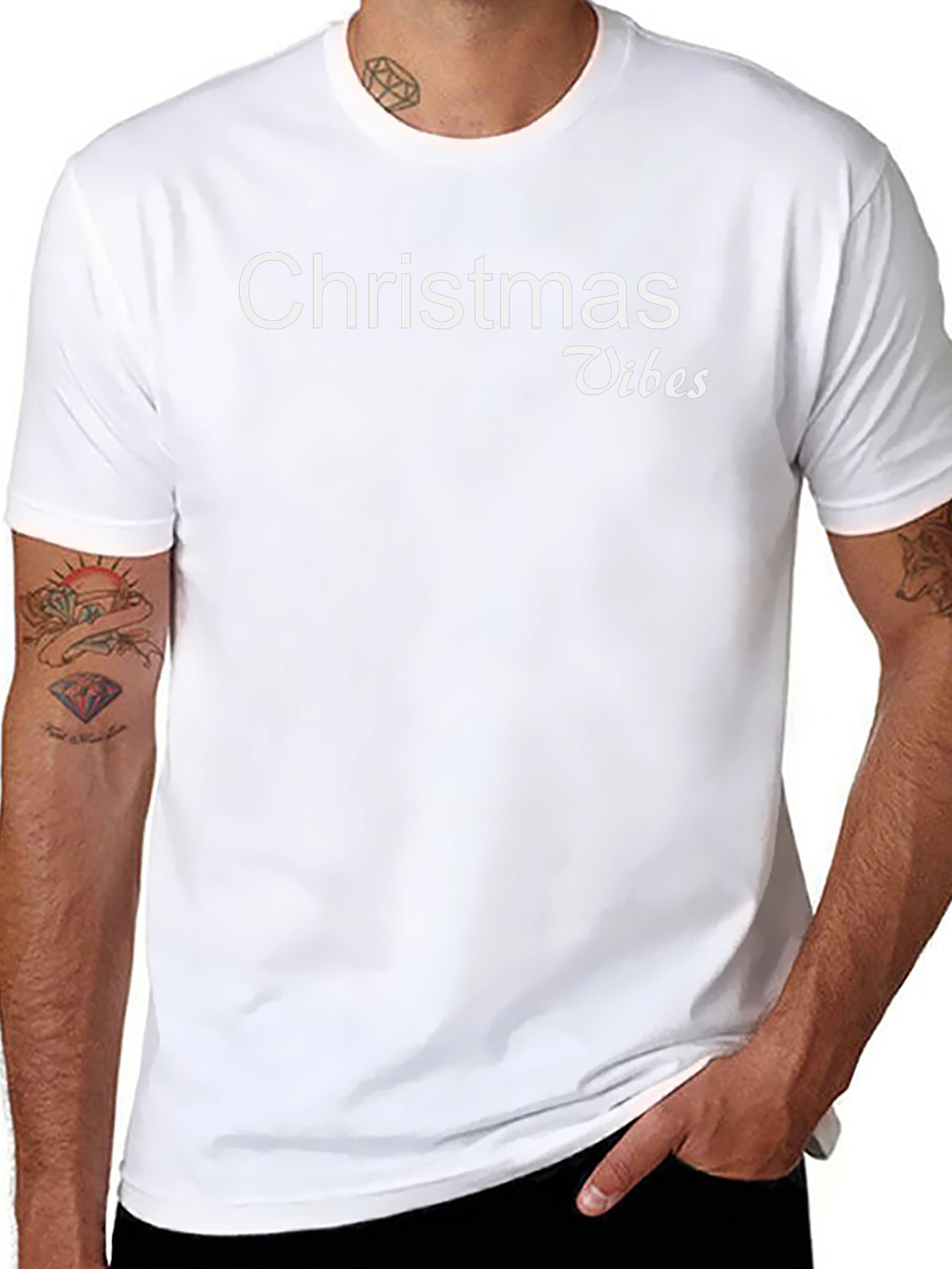 Christmas Vibes Graphic Tee - Holiday Season