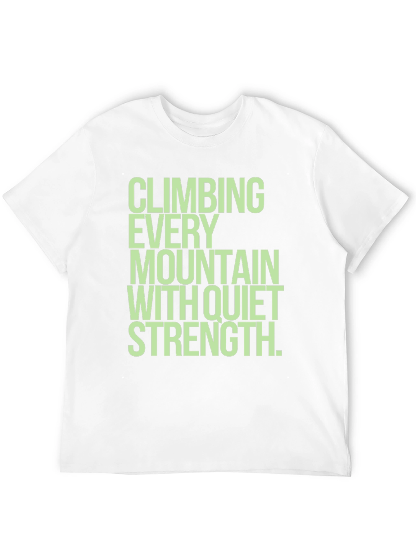 Climbing Mountain Graphic Tee - Quiet Strength Black Shirt