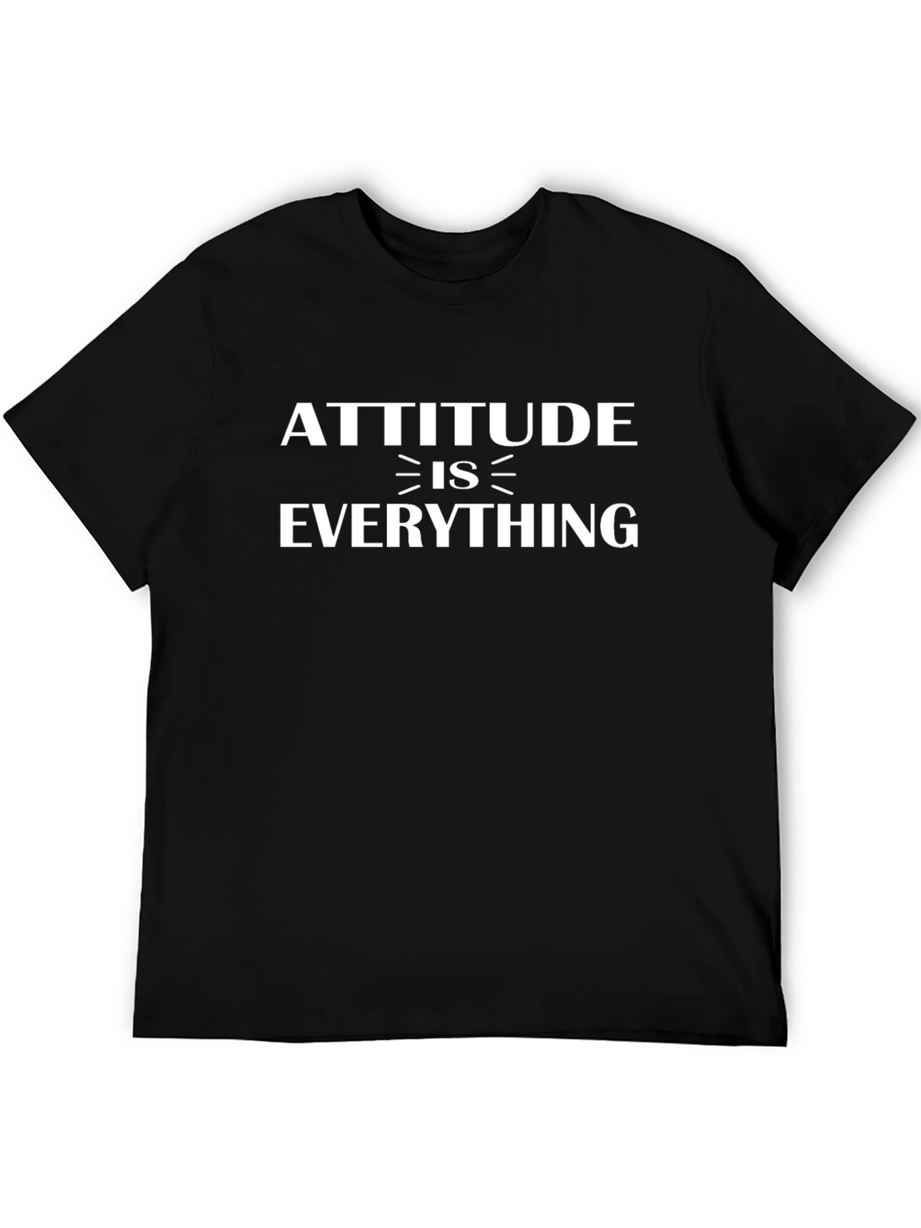 Attitude is Everything Graphic Tee - Black