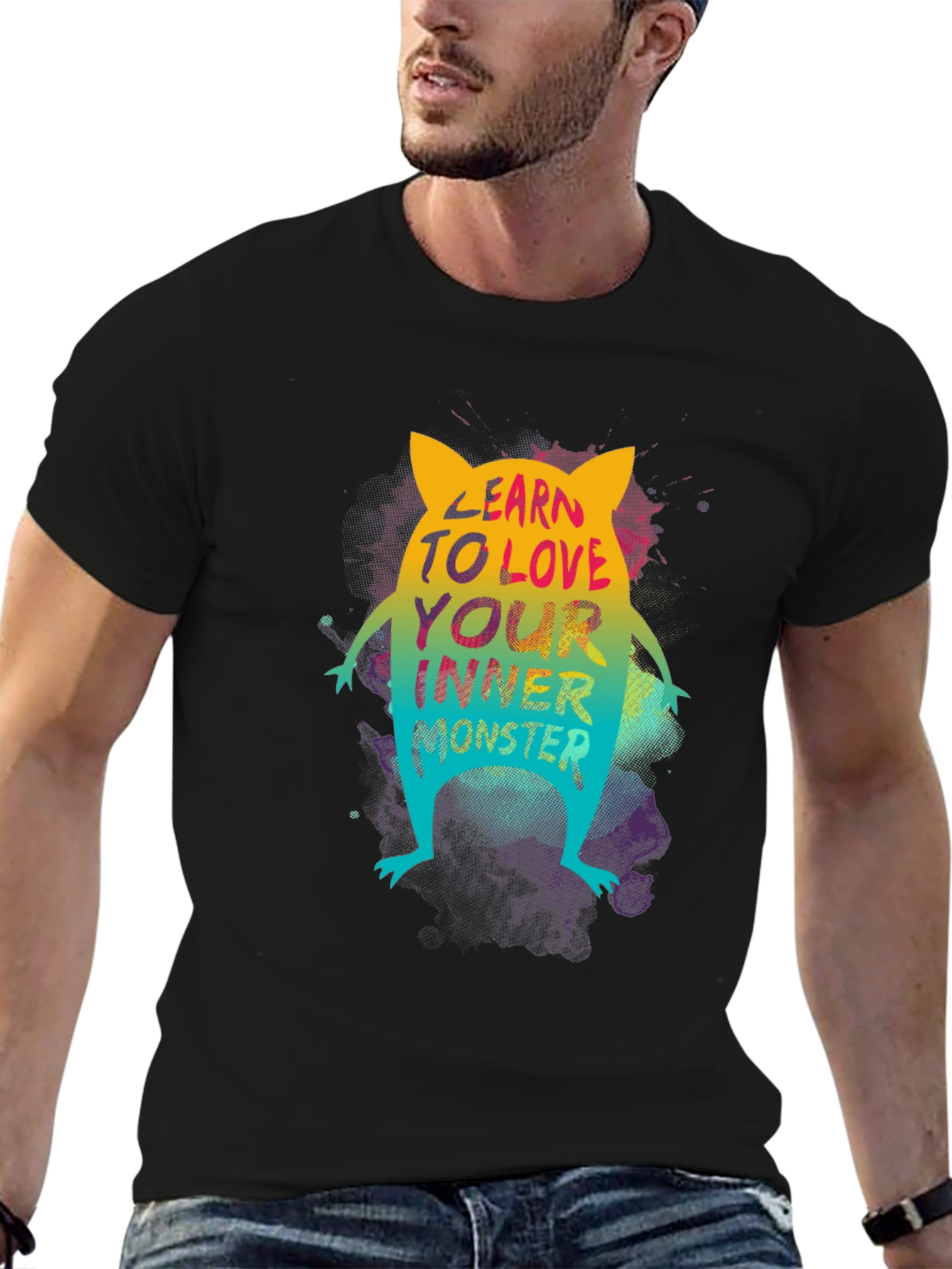 Inner Monster Graphic Tee - Learn to Love Yourself