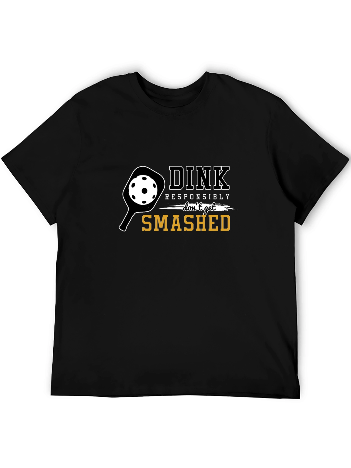Dink Responsibly T-Shirt - Pickleball Graphic Tee