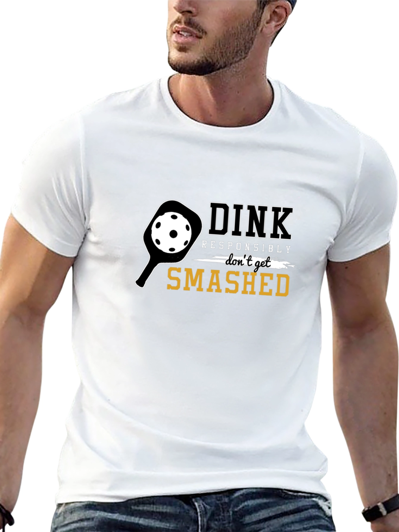 Dink Responsibly T-Shirt - Pickleball Graphic Tee