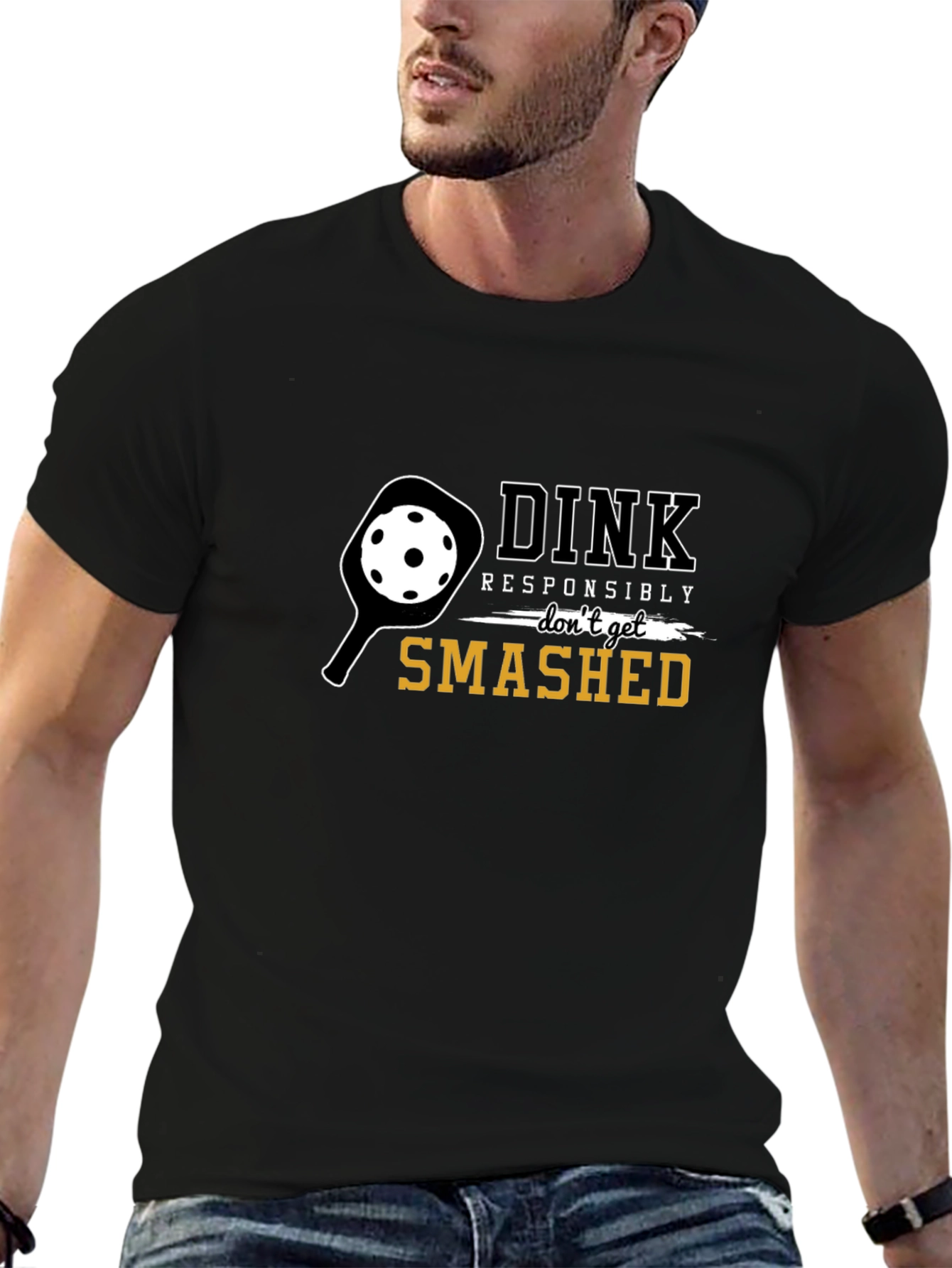 Dink Responsibly T-Shirt - Pickleball Graphic Tee