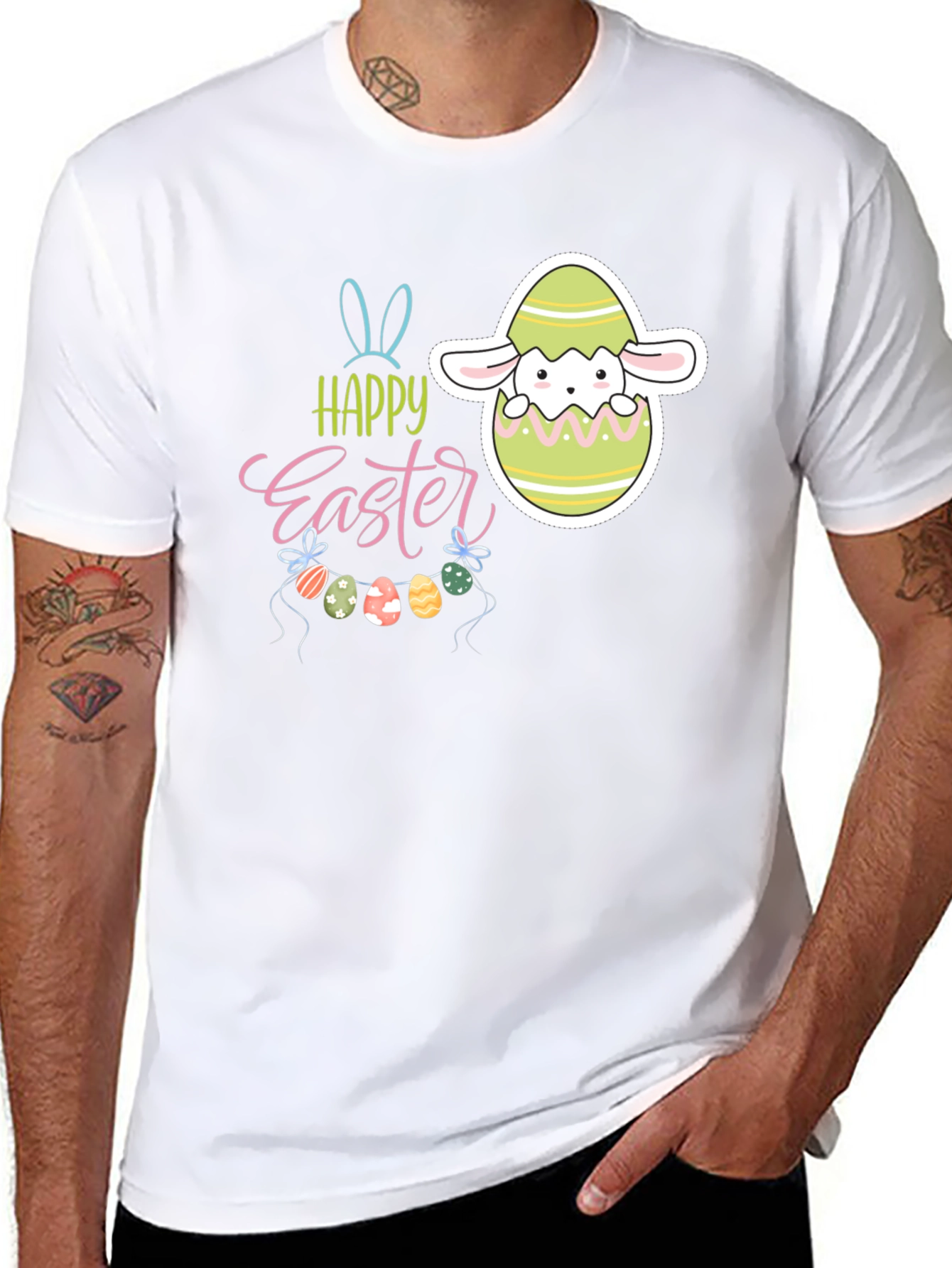 Happy Easter Bunny in Egg T-Shirt