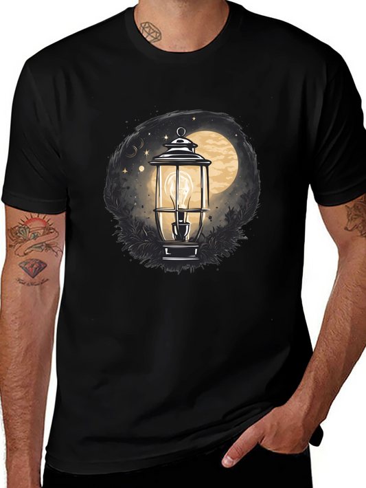 Lantern Moon Graphic Tee - Black