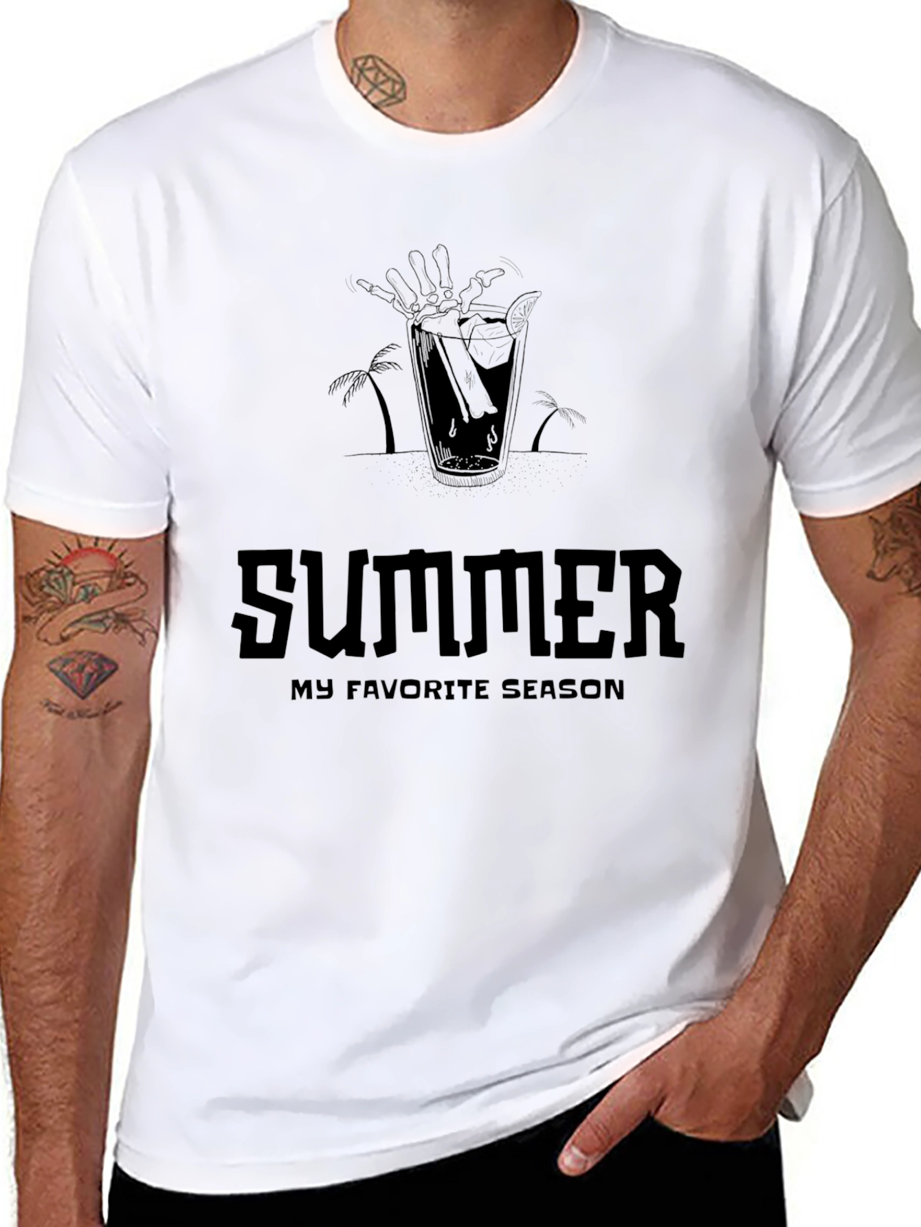 Summer My Favorite Season T-Shirt Black