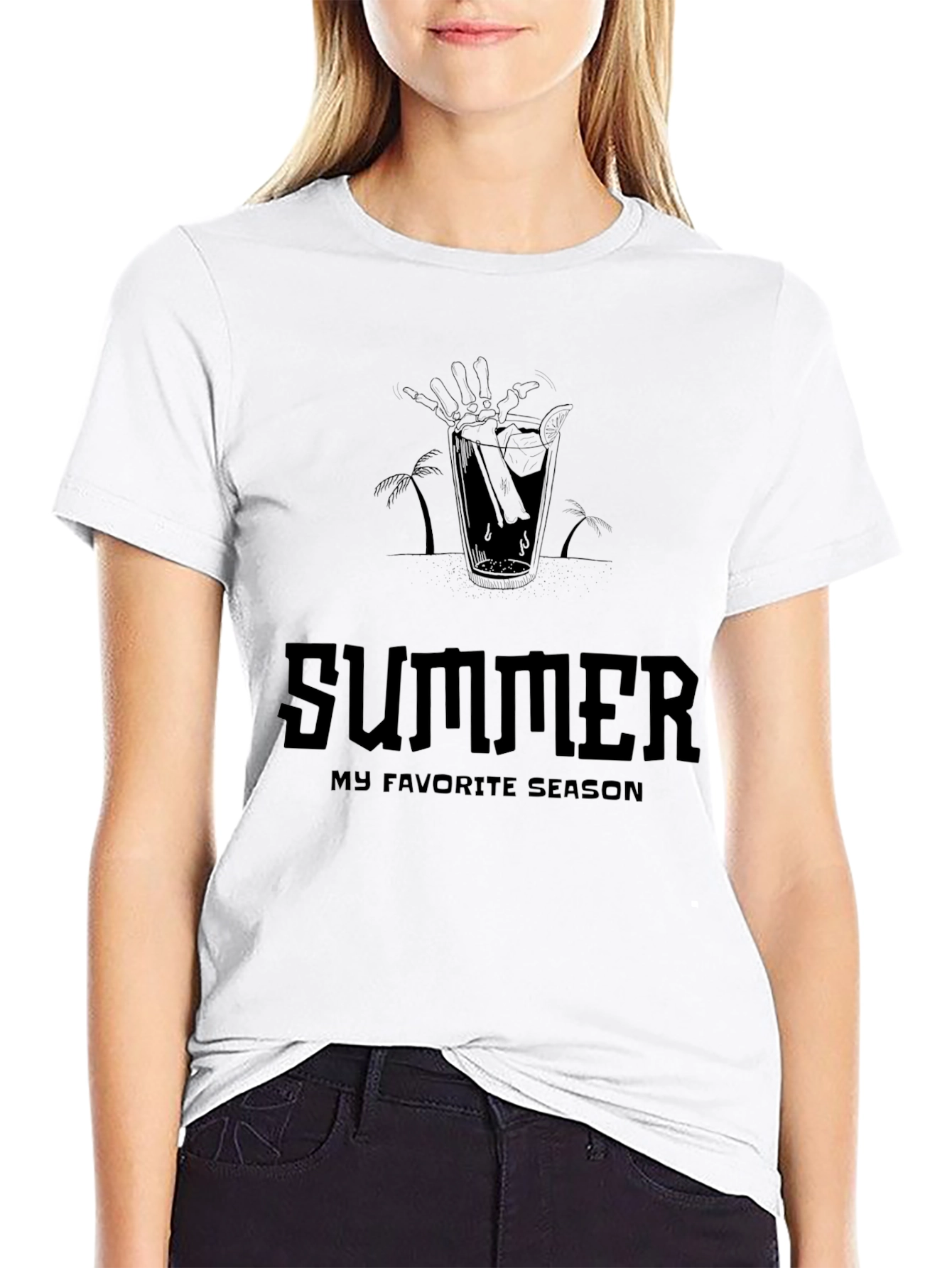 Summer My Favorite Season T-Shirt Black