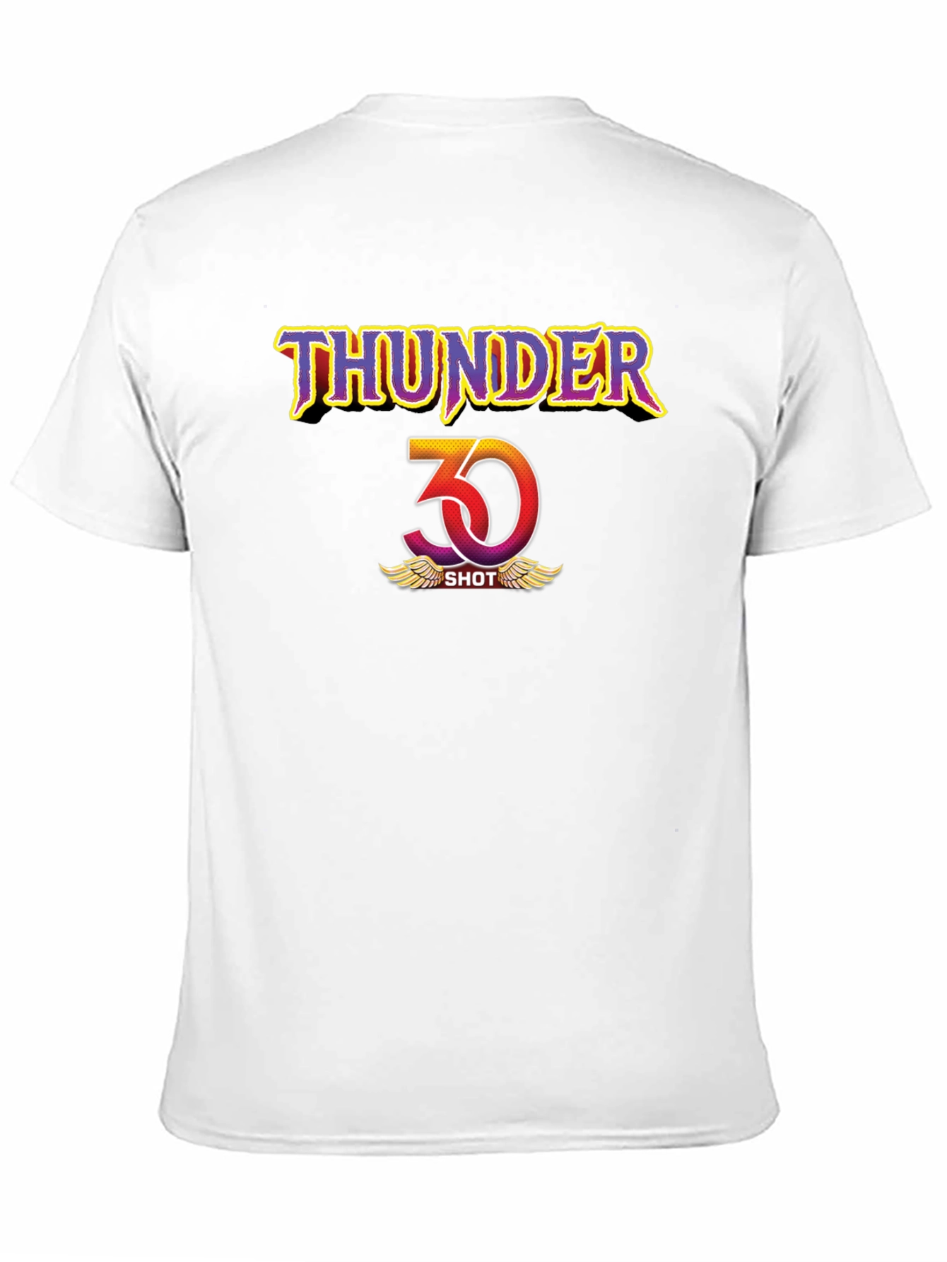 Thunder 30 Shot Graphic Tee - Bold Black Cotton