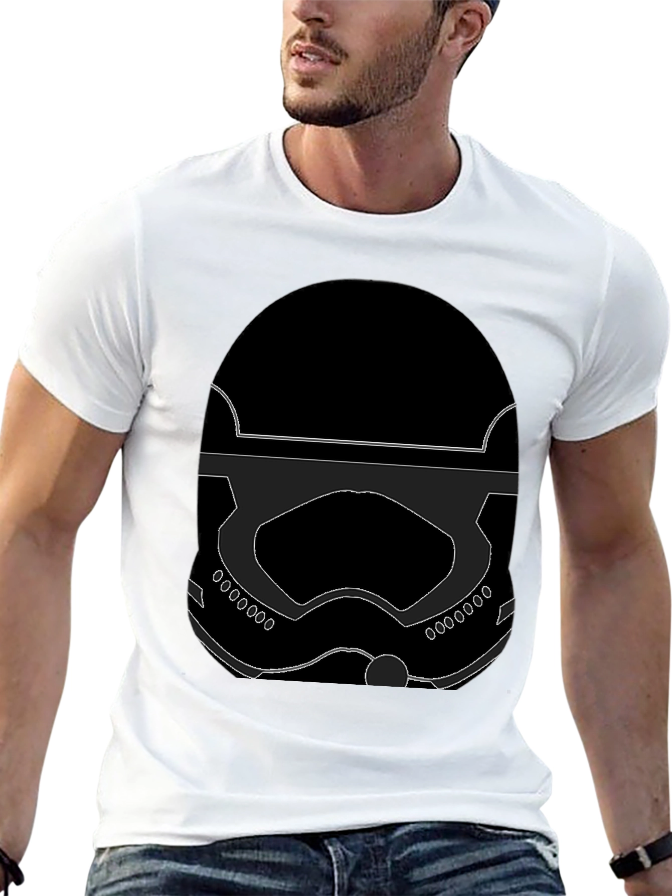 Star Wars Stormtrooper Helmet Graphic T-Shirt