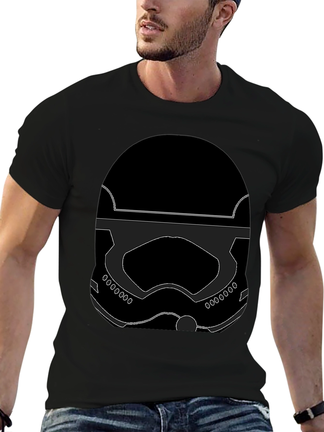 Star Wars Stormtrooper Helmet Graphic T-Shirt