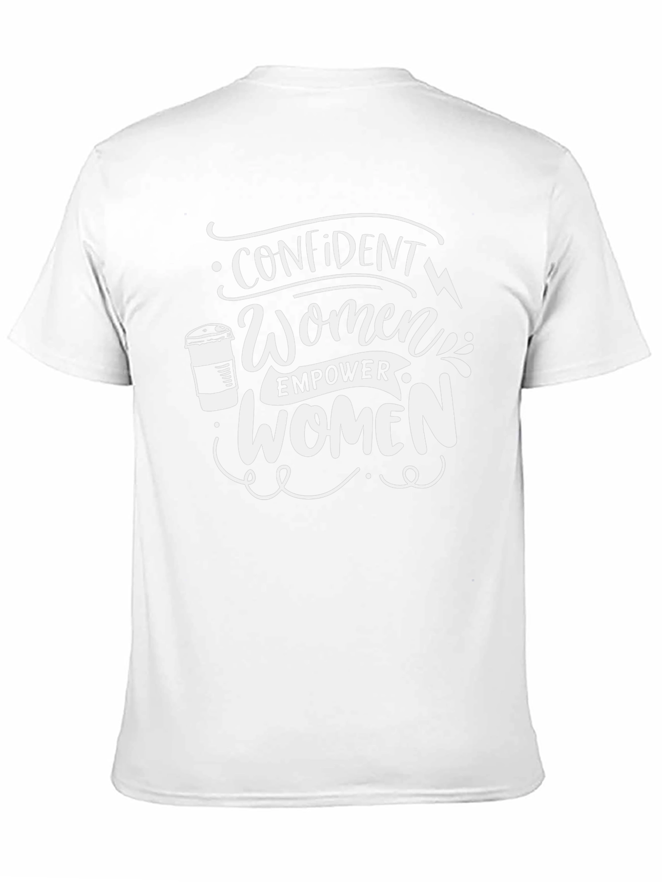 Confident Women Empower Women Black T-Shirt