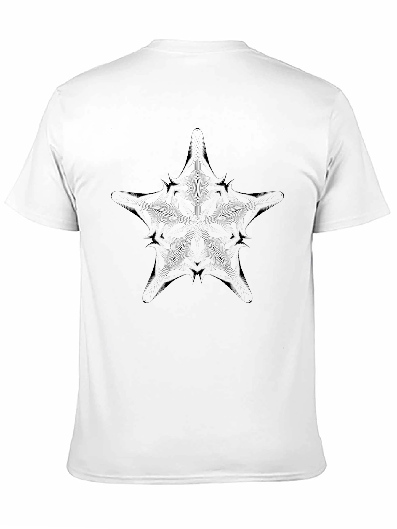 Star Graphic Black T-Shirt - Modern Design