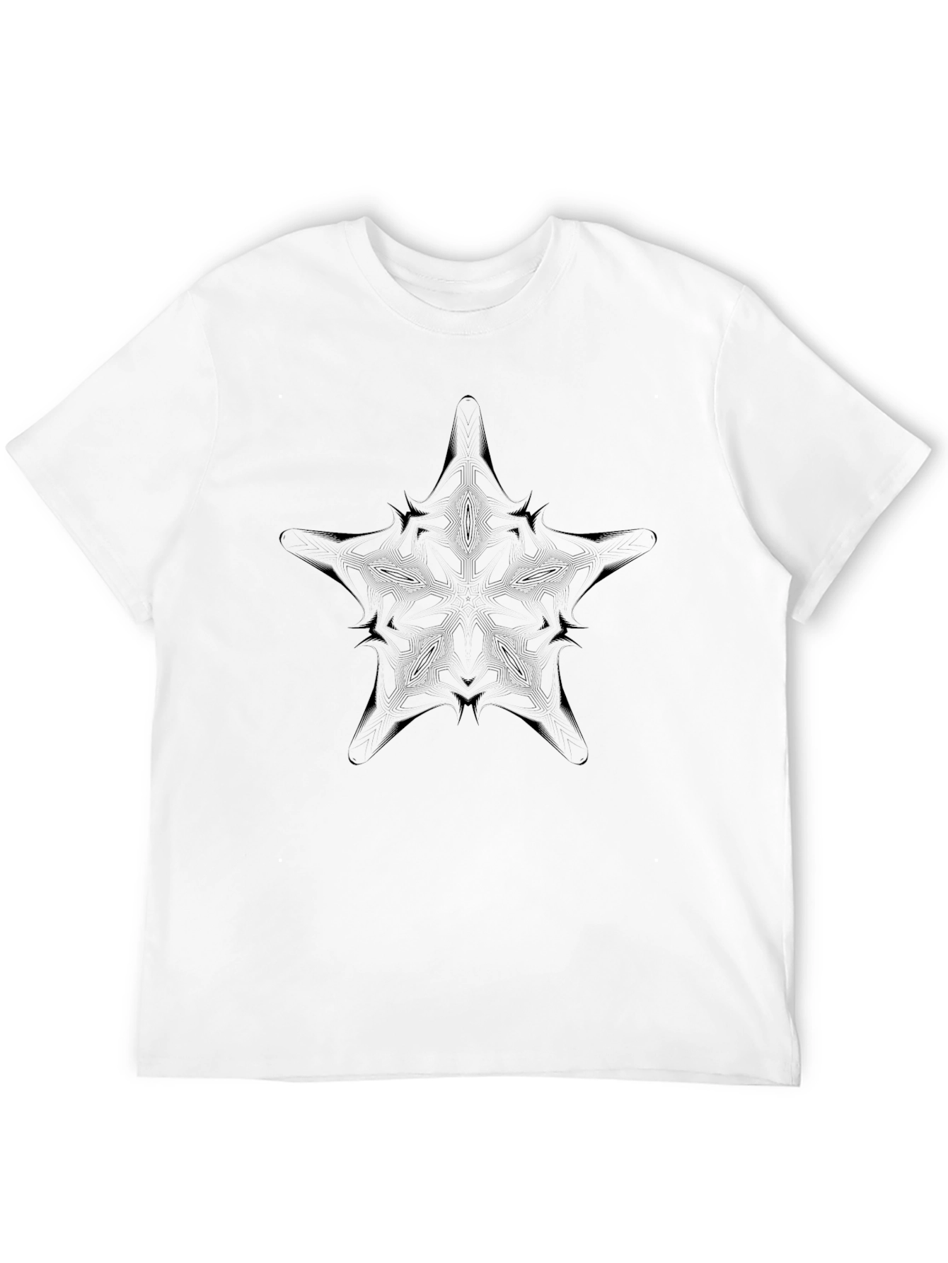 Star Graphic Black T-Shirt - Modern Design