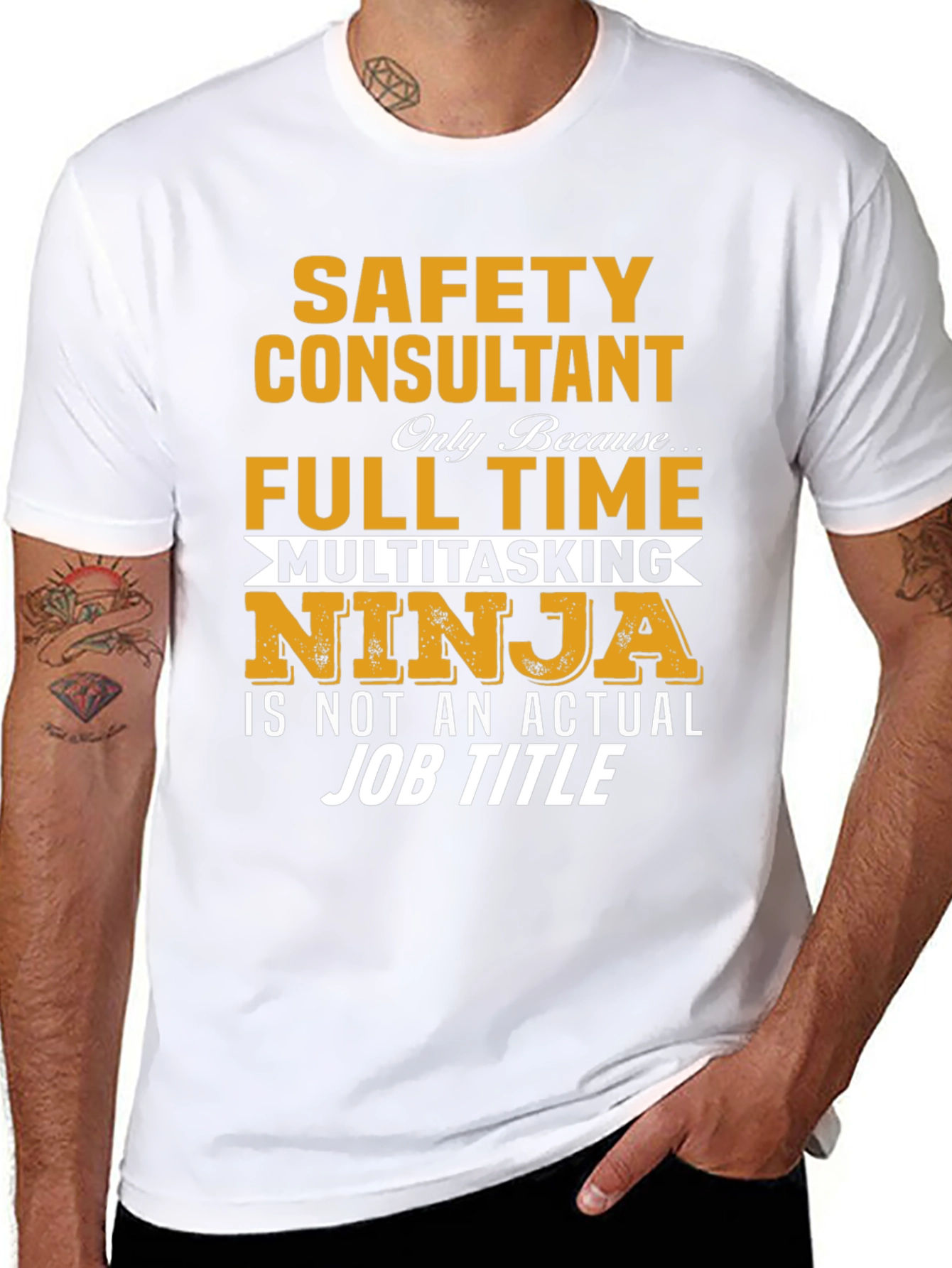Safety Consultant Full-Time Multitasking Ninja T-Shirt
