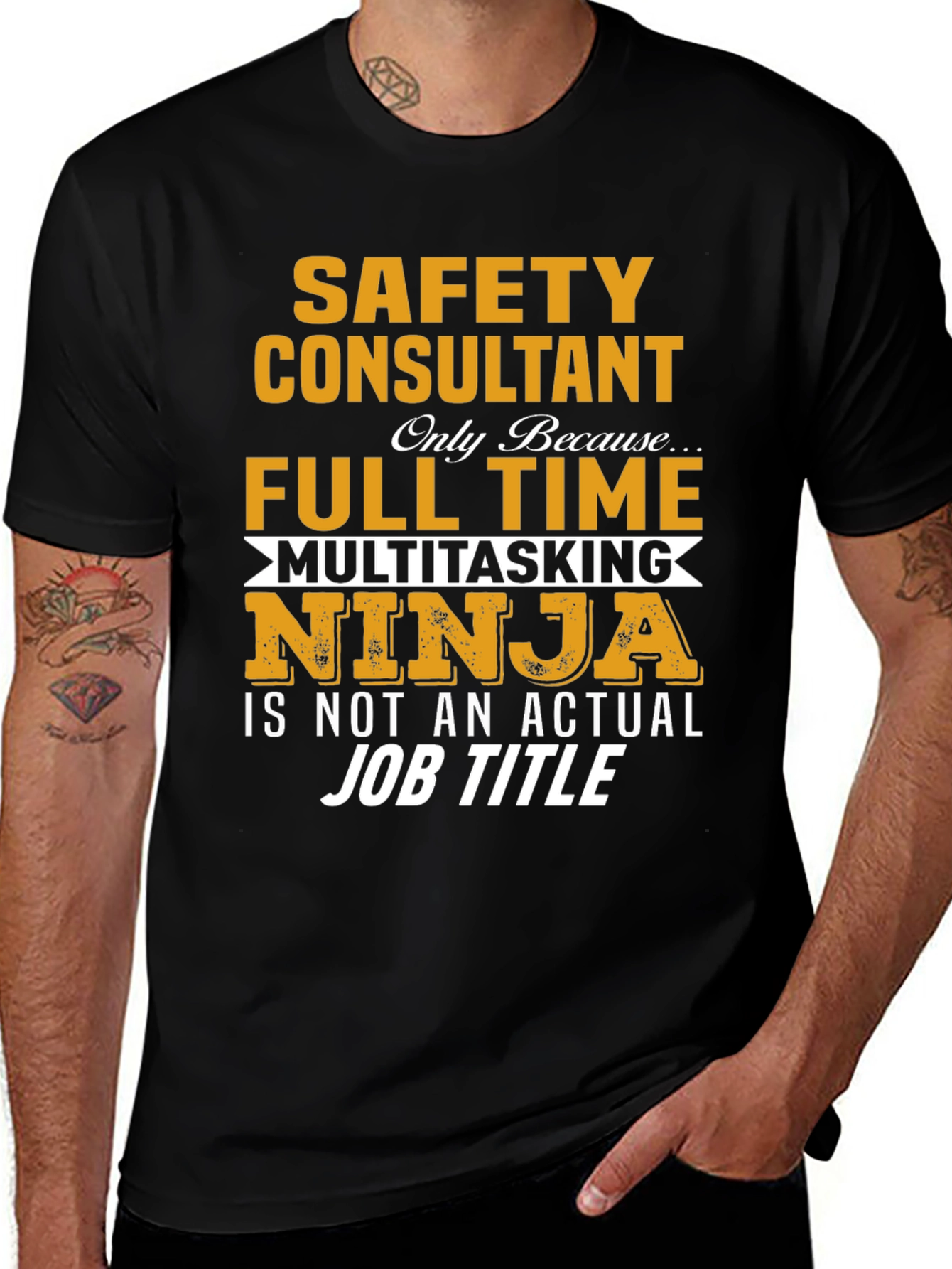 Safety Consultant Full-Time Multitasking Ninja T-Shirt
