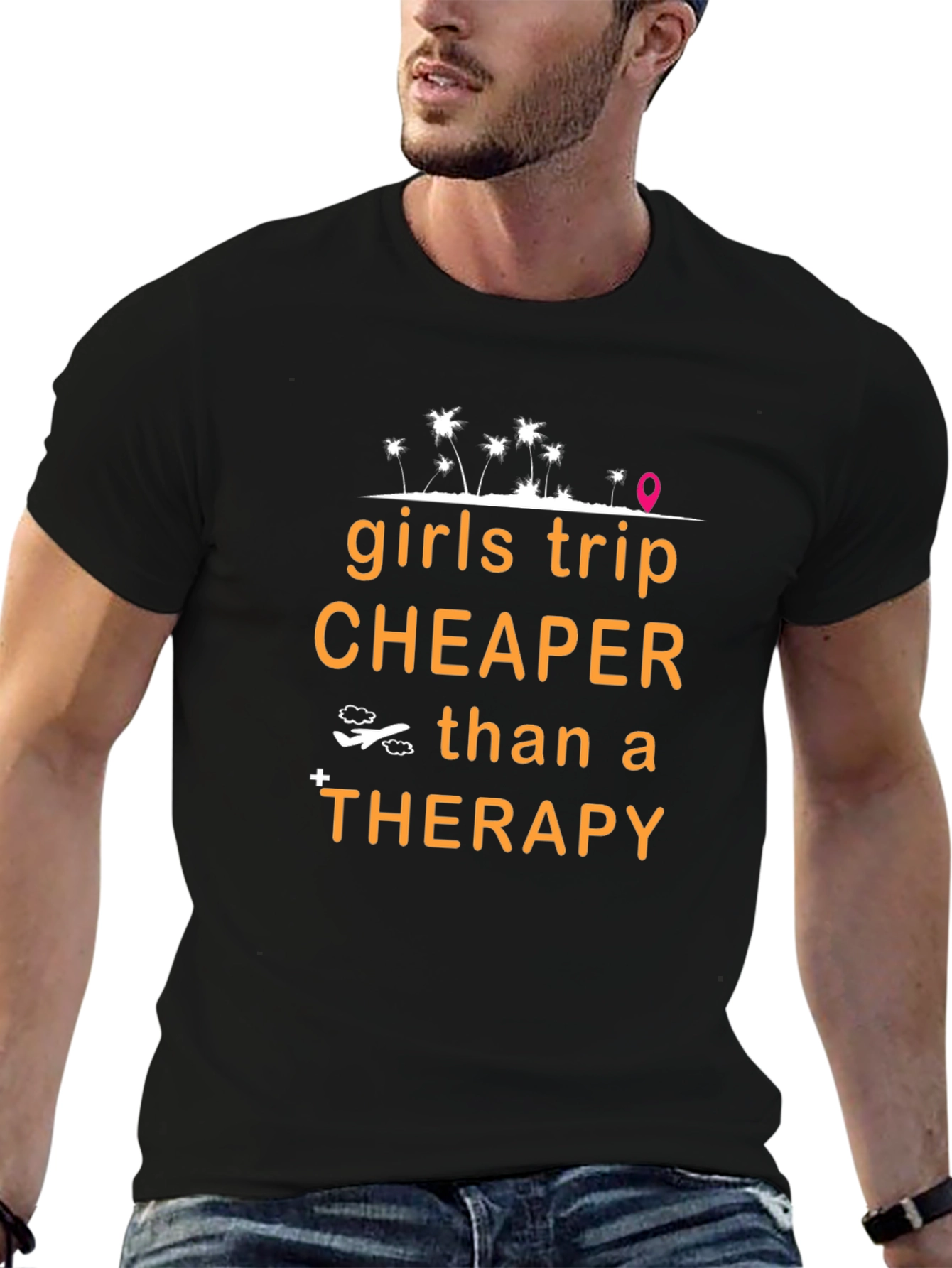 Girls Trip Cheaper Than Therapy Graphic Tee
