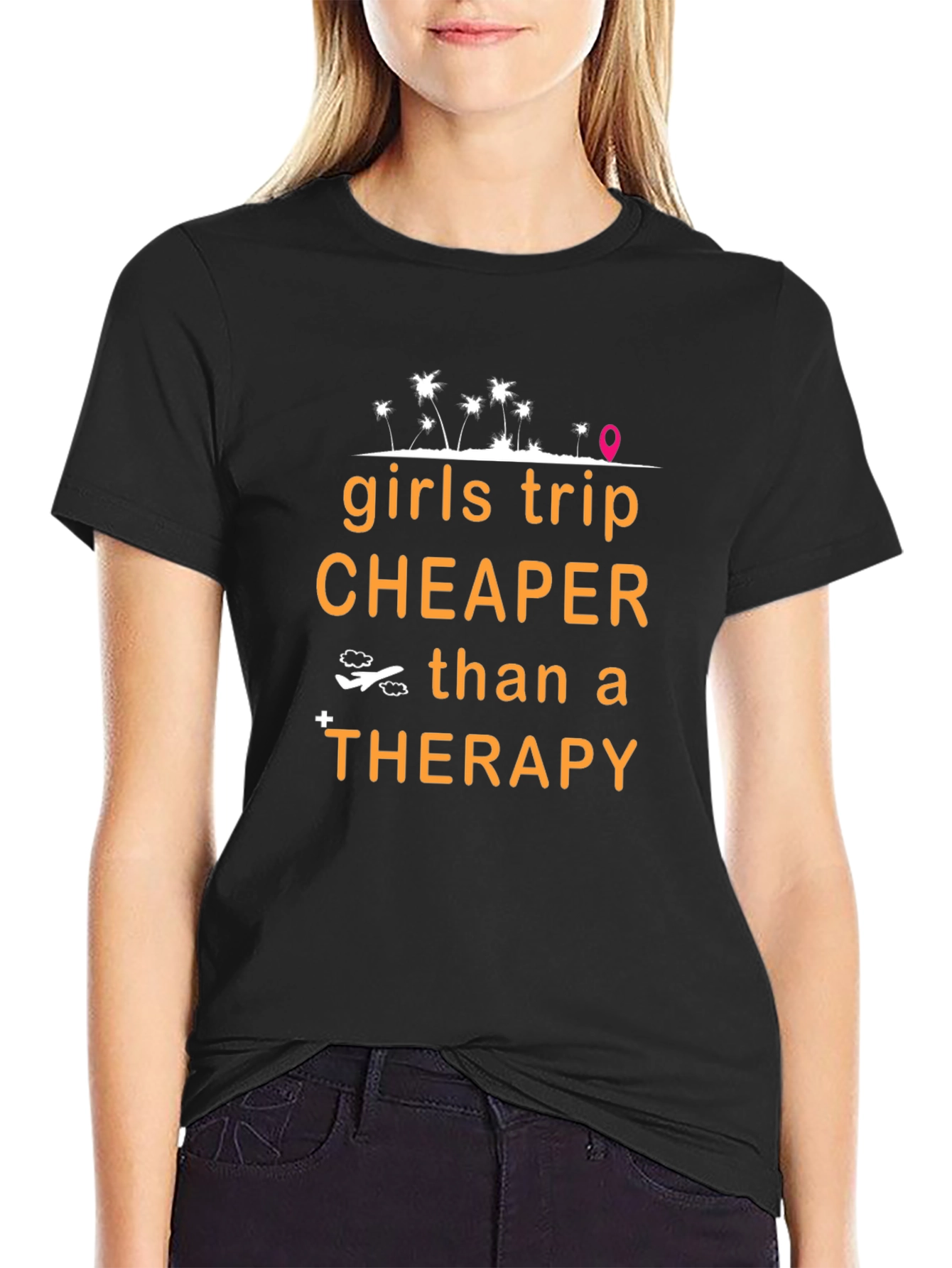 Girls Trip Cheaper Than Therapy Graphic Tee