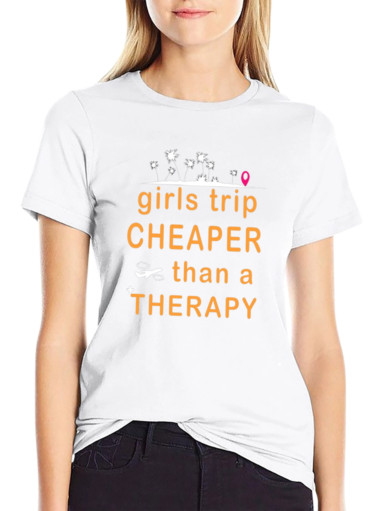 Girls Trip Cheaper Than Therapy Graphic Tee