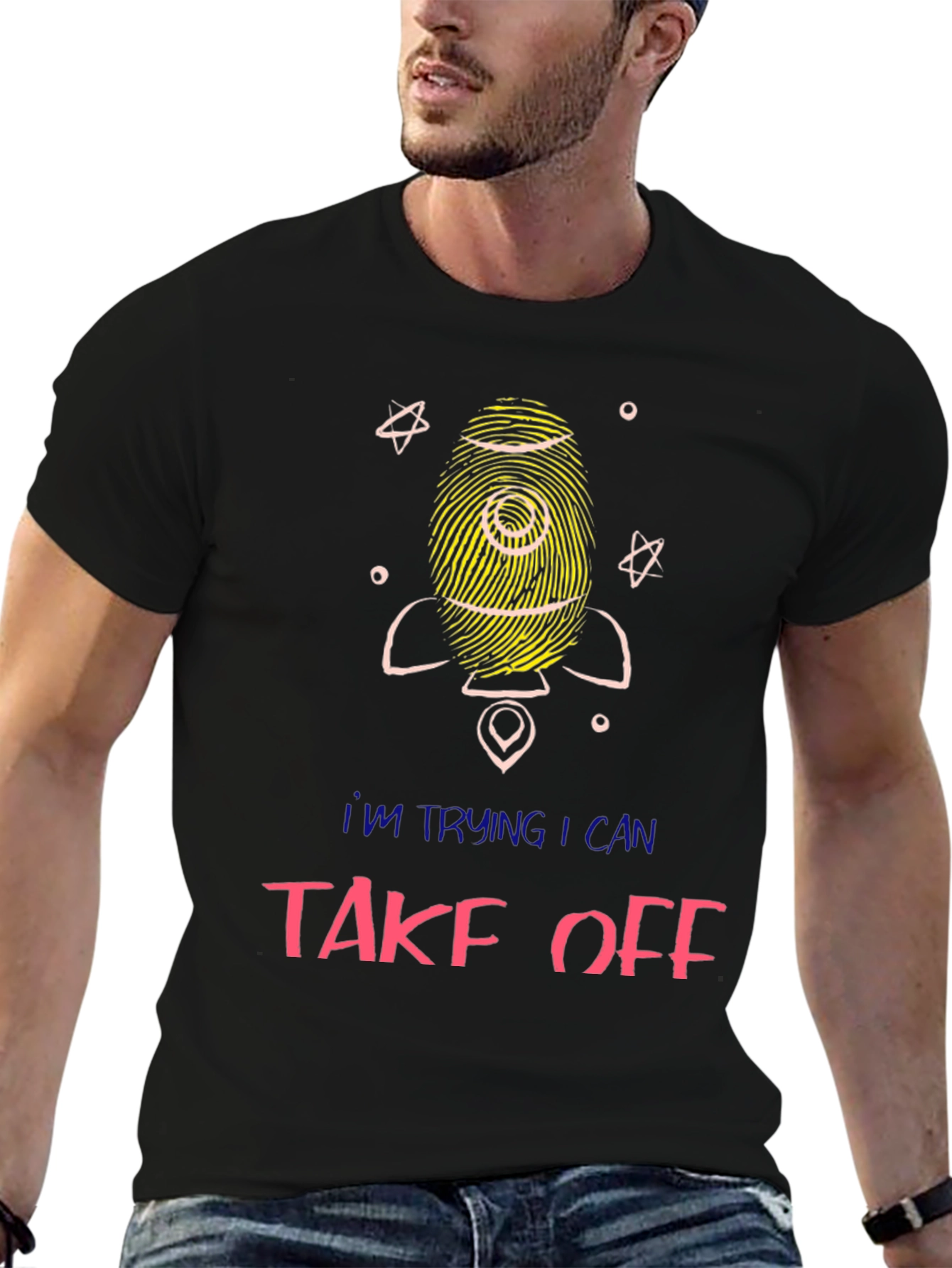 Rocket Take Off Graphic Tee