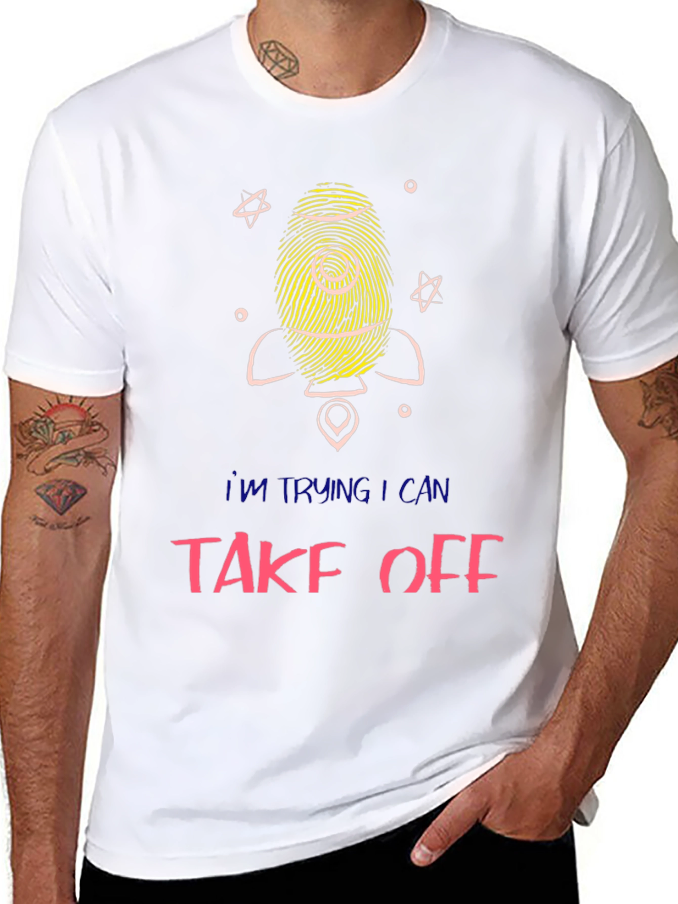 Rocket Take Off Graphic Tee