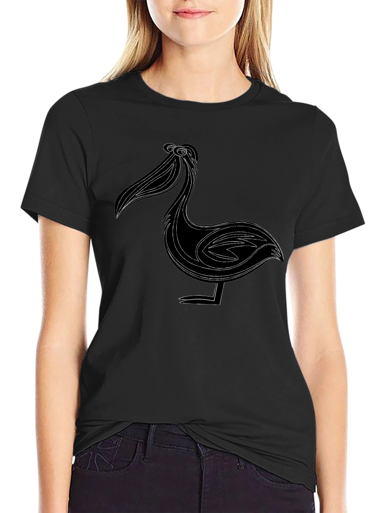 Pelican Graphic T-Shirt - Black