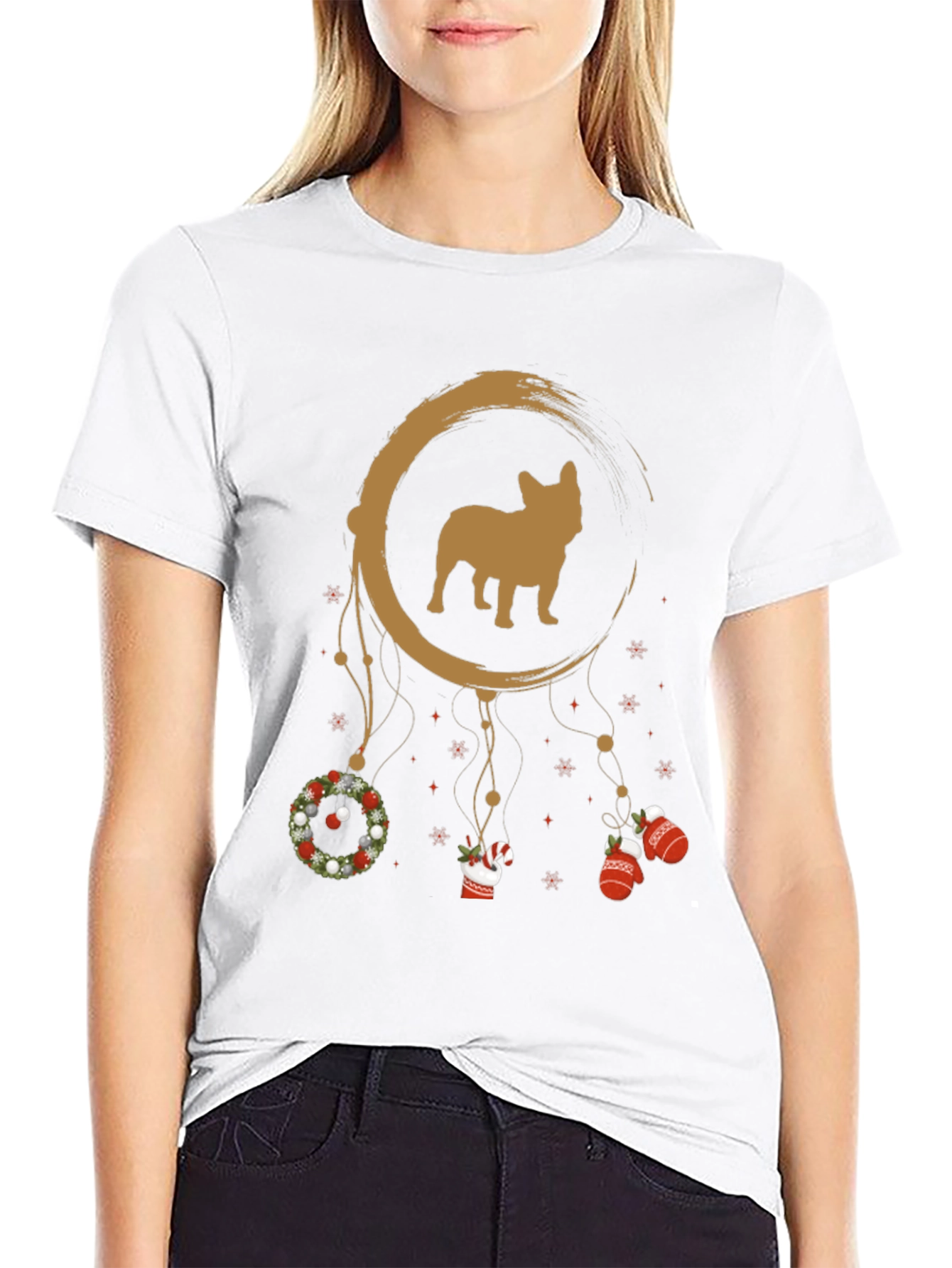 Dog Christmas Dreamcatcher T-Shirt