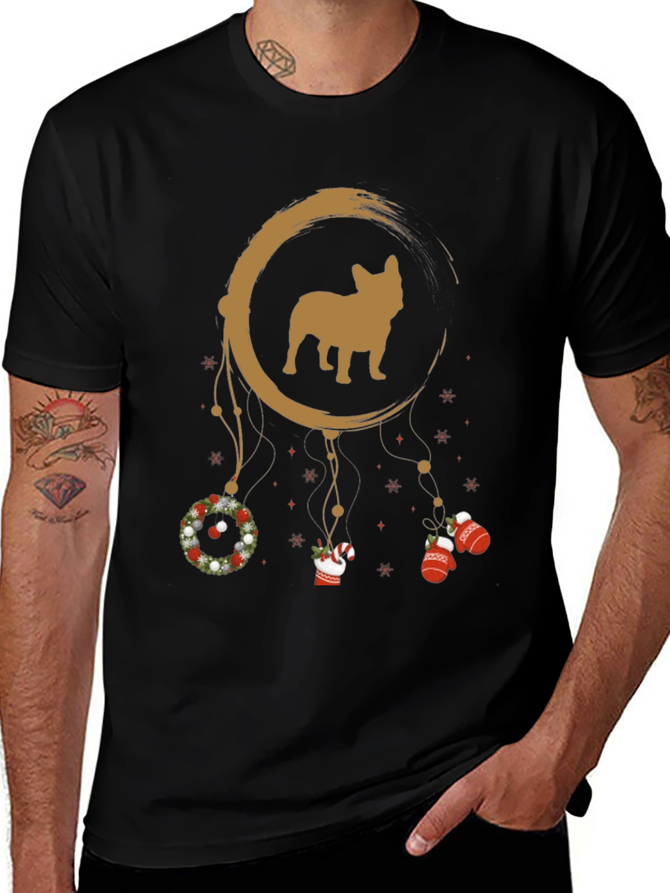 Dog Christmas Dreamcatcher T-Shirt