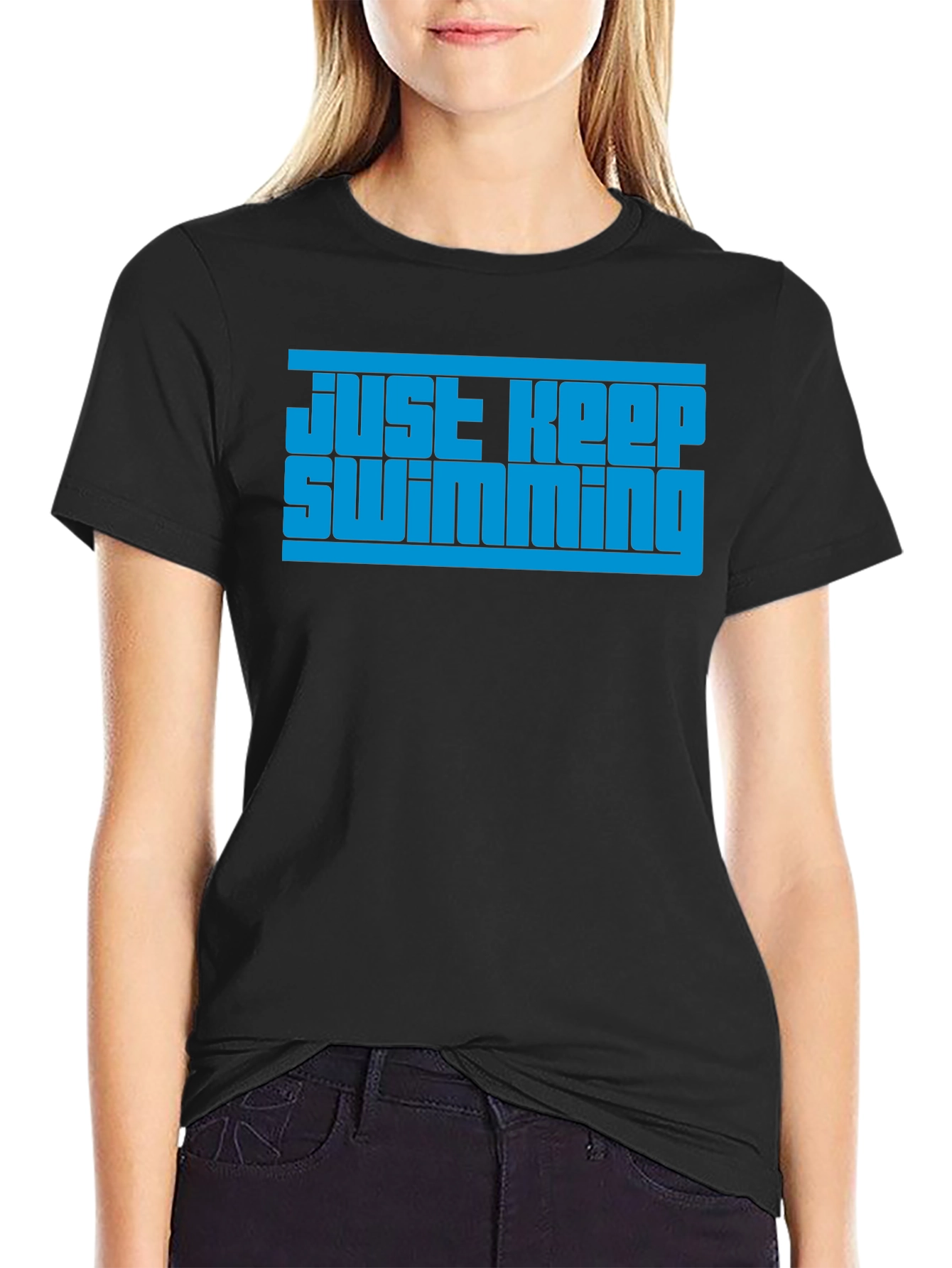 Just Keep Swimming Graphic T-Shirt