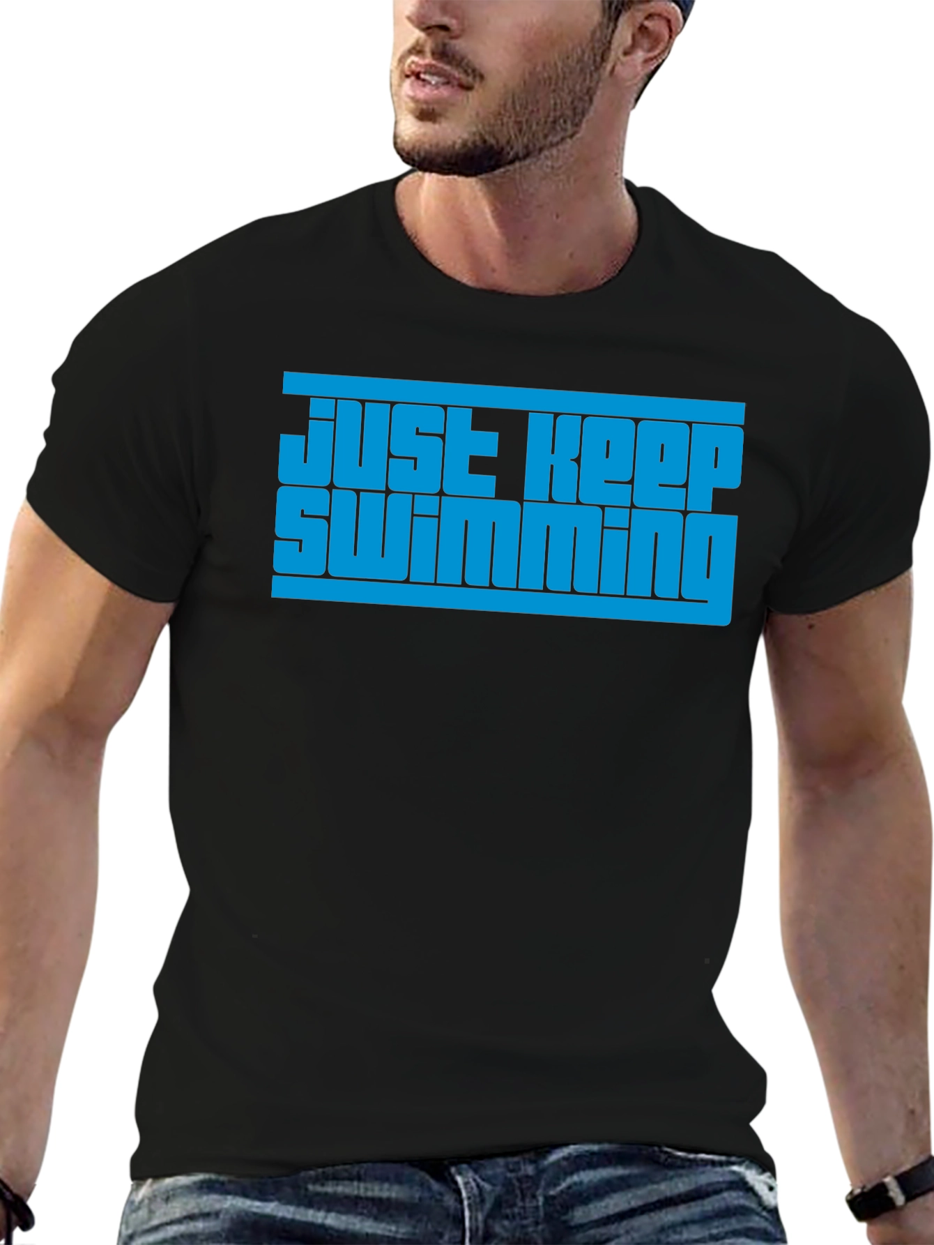 Just Keep Swimming Graphic T-Shirt