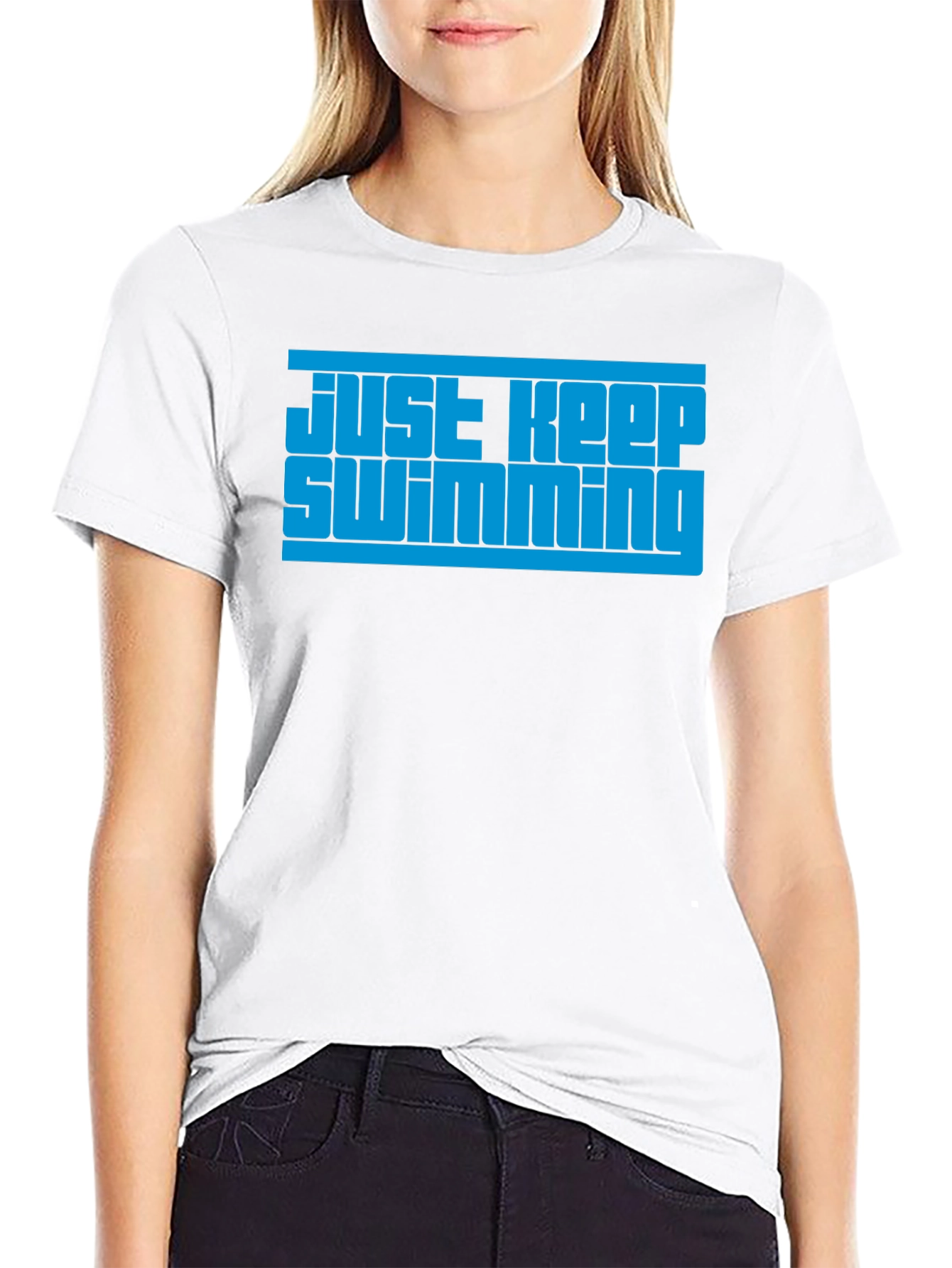 Just Keep Swimming Graphic T-Shirt