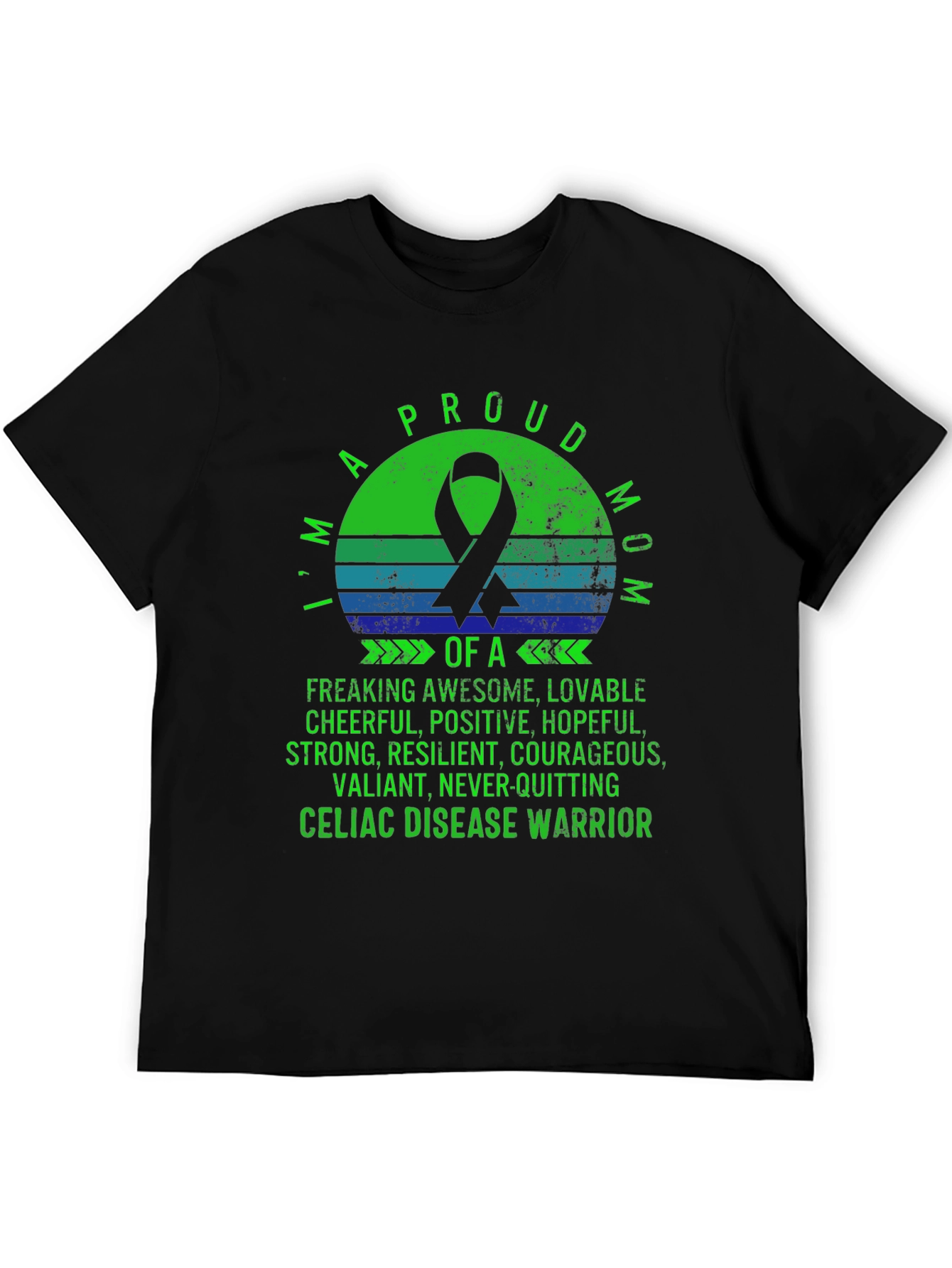 Proud Mom Celiac Disease Warrior T-Shirt