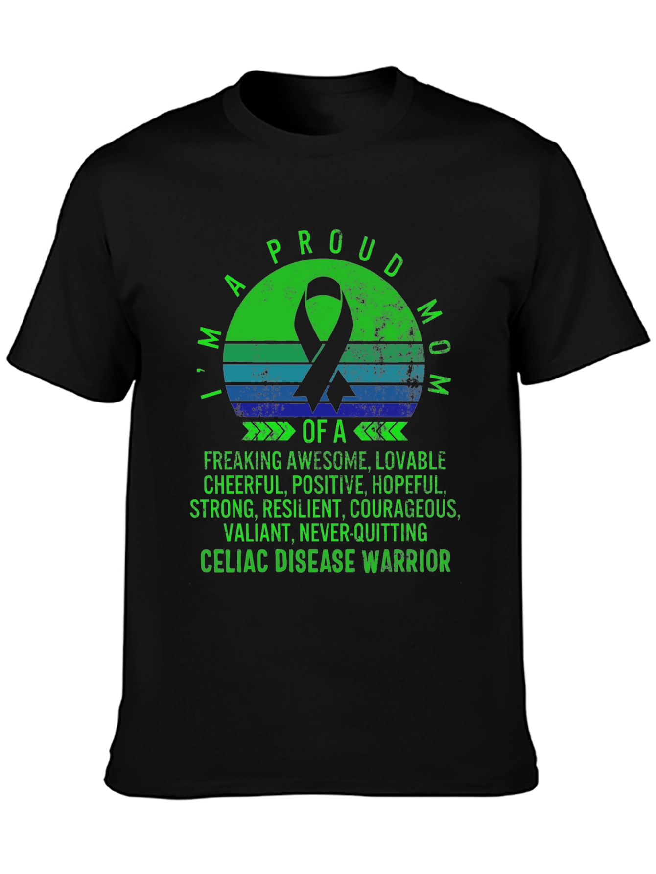 Proud Mom Celiac Disease Warrior T-Shirt