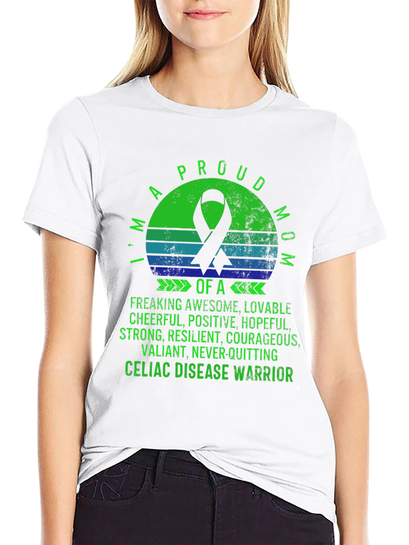 Proud Mom Celiac Disease Warrior T-Shirt
