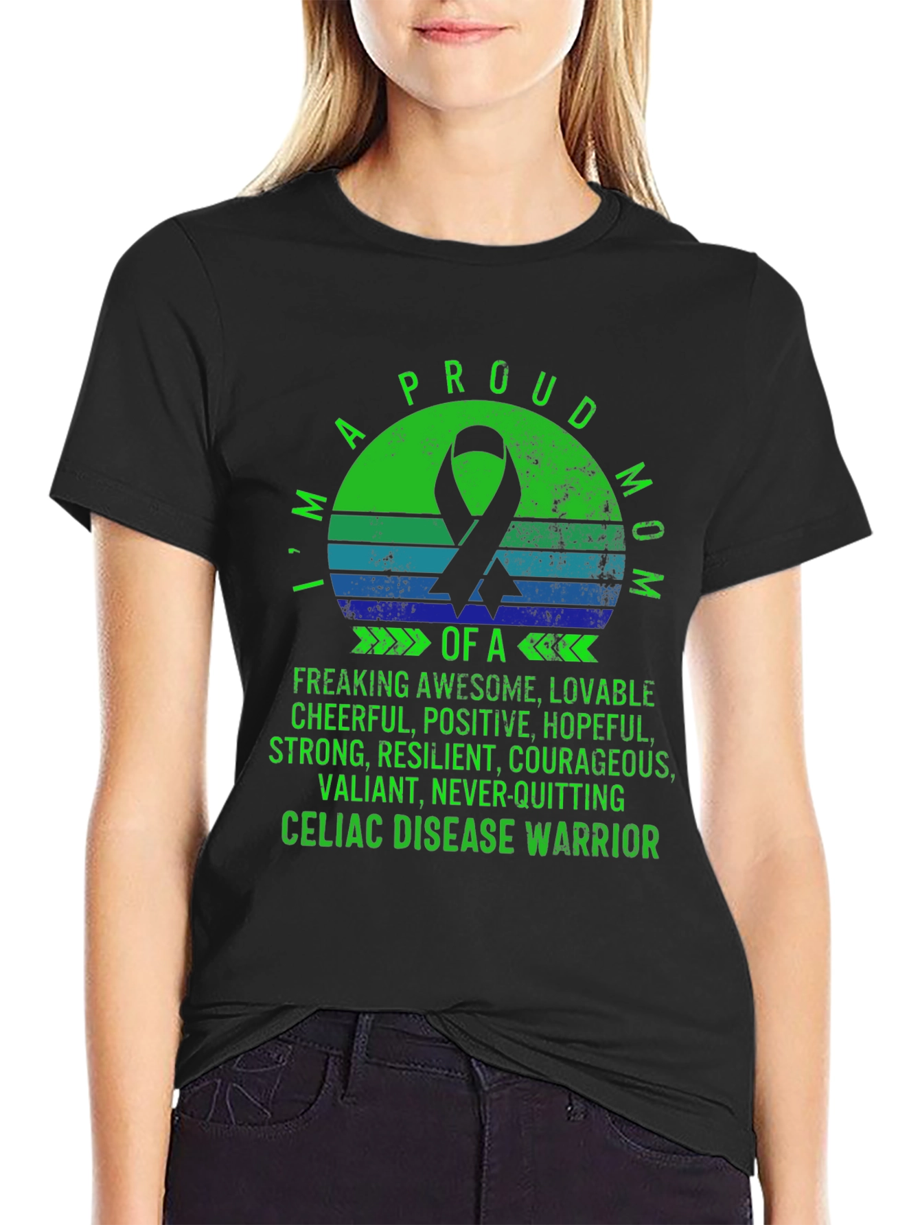 Proud Mom Celiac Disease Warrior T-Shirt