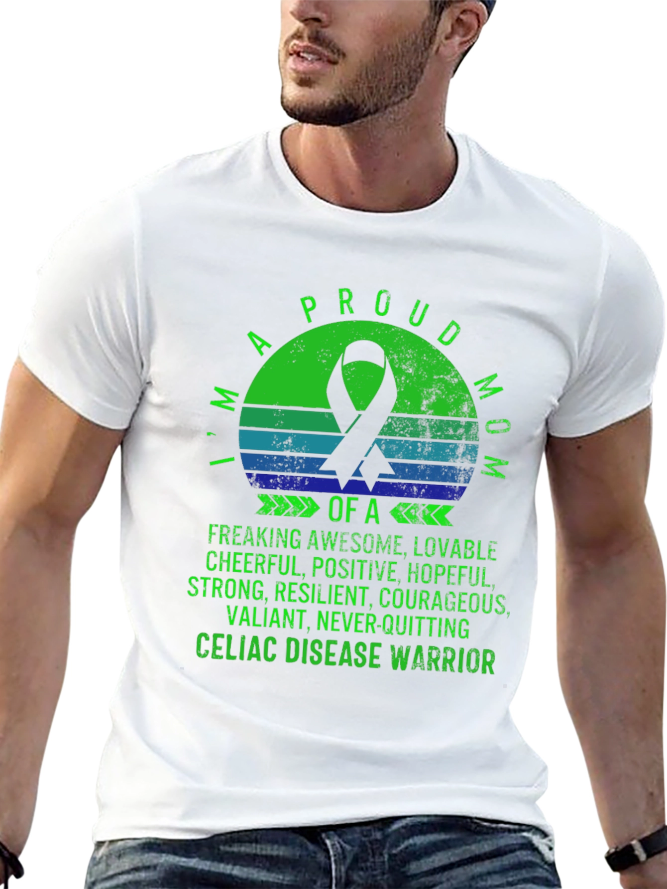 Proud Mom Celiac Disease Warrior T-Shirt