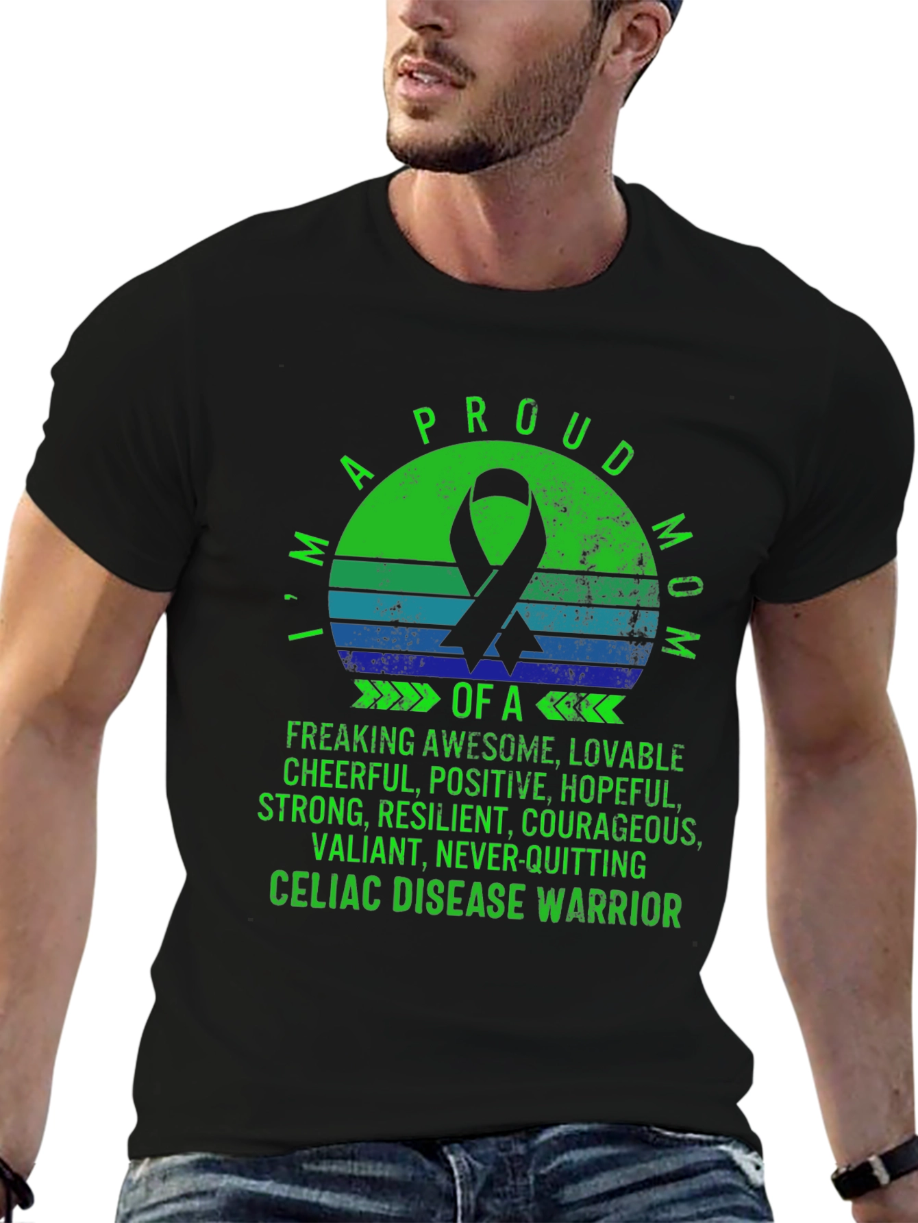 Proud Mom Celiac Disease Warrior T-Shirt