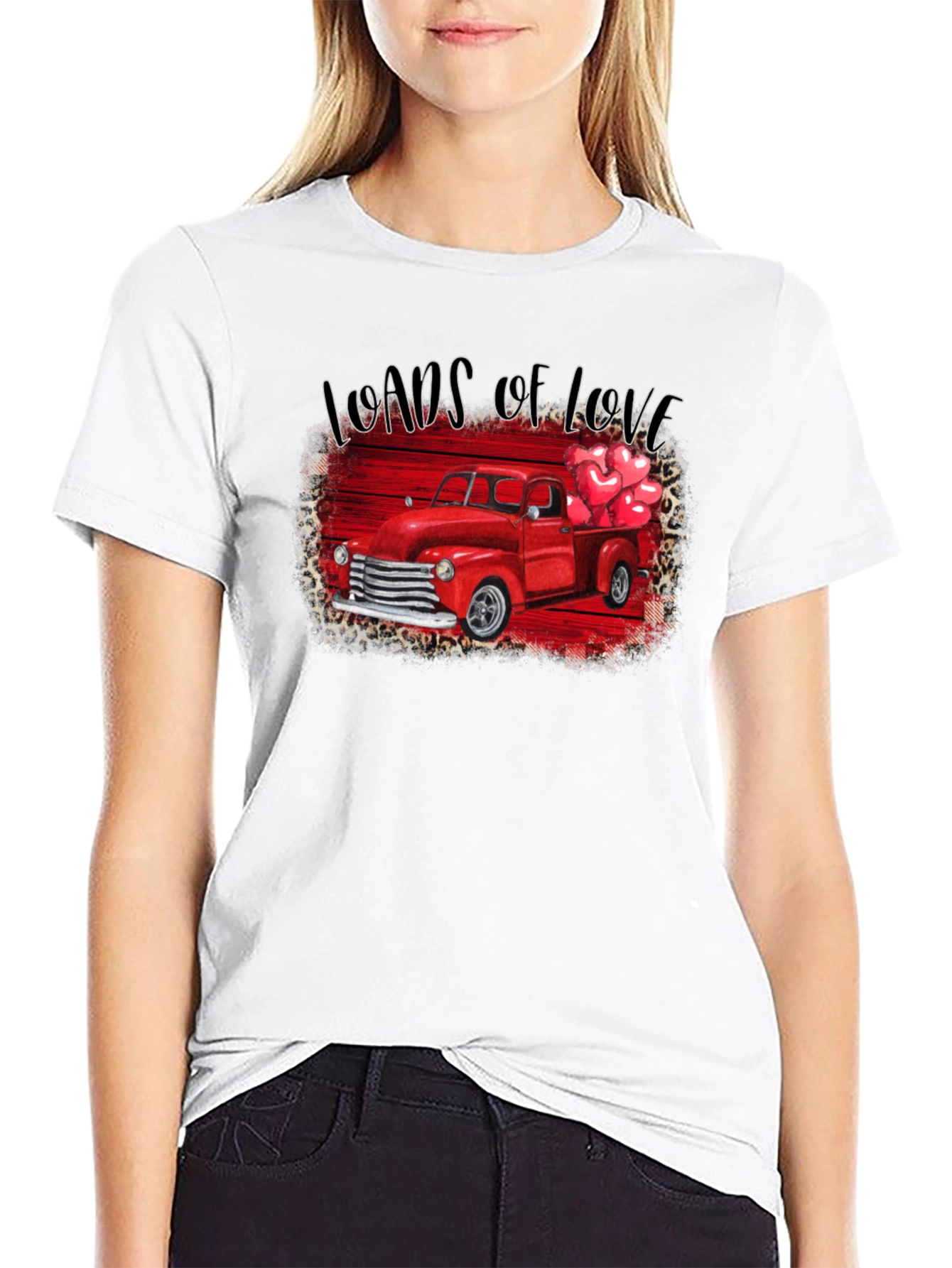 Loads of Love Valentines Truck T-Shirt