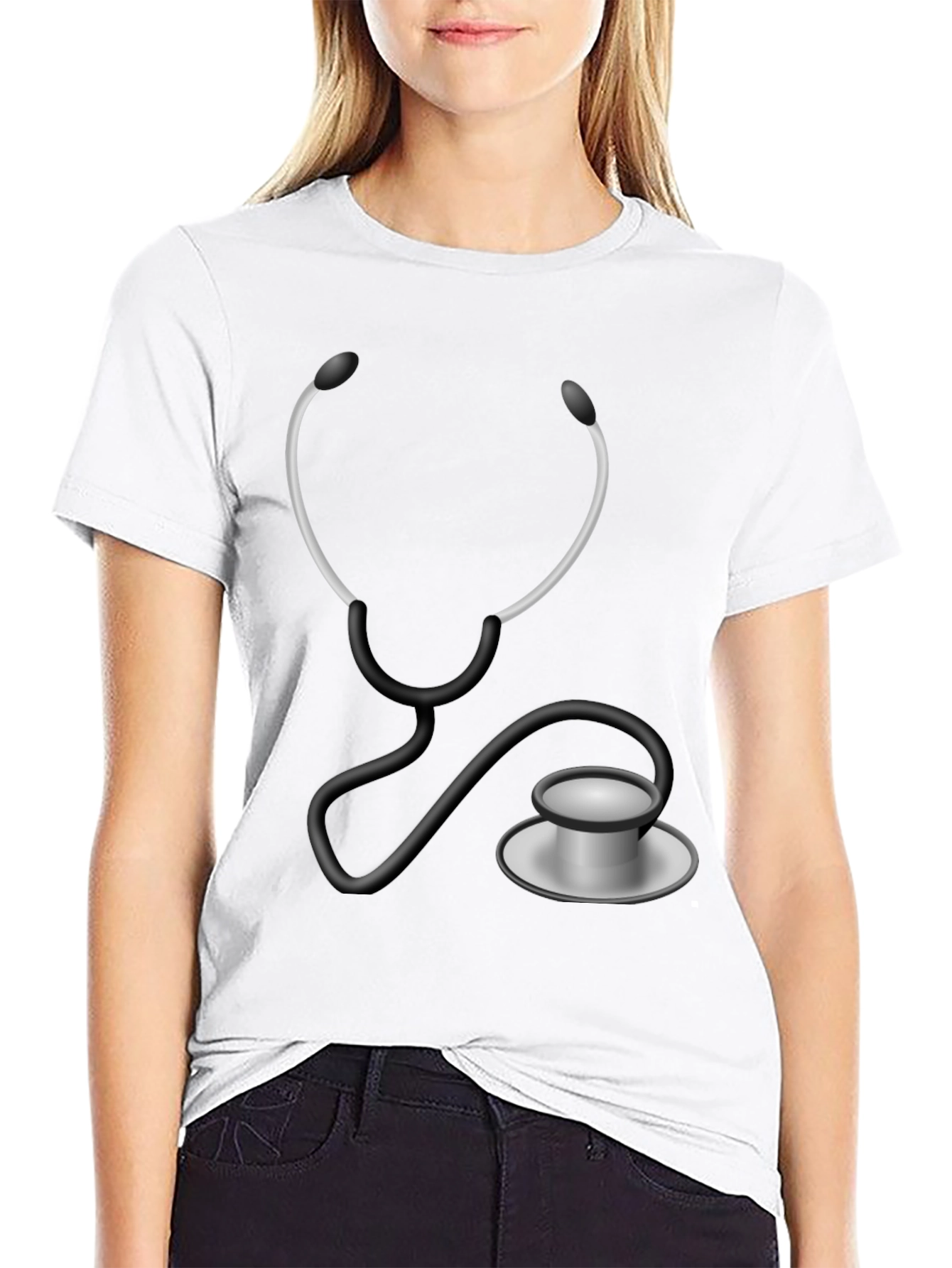 Medical Stethoscope Graphic T-Shirt