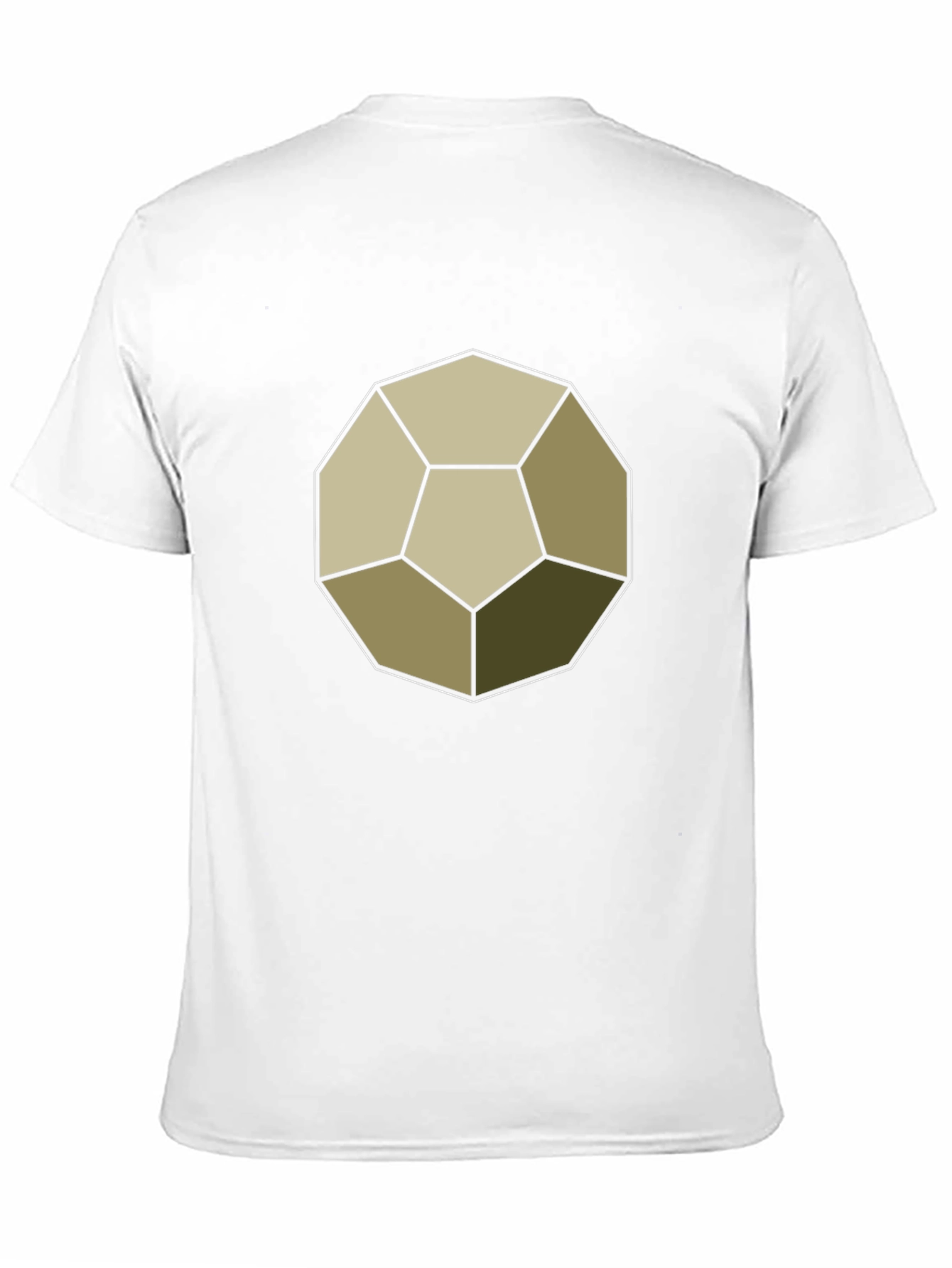 Geometric Dodecahedron Graphic Tee - Modern Casual Style