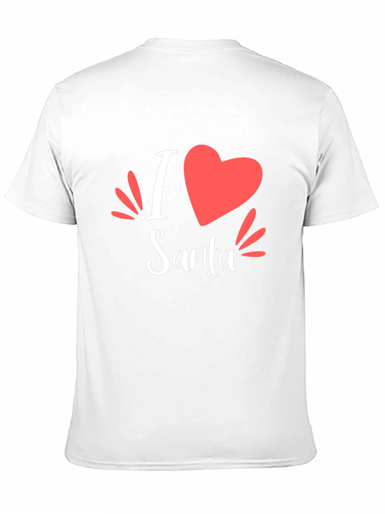 I Heart Santa Holiday Tee - Festive Graphic T-Shirt