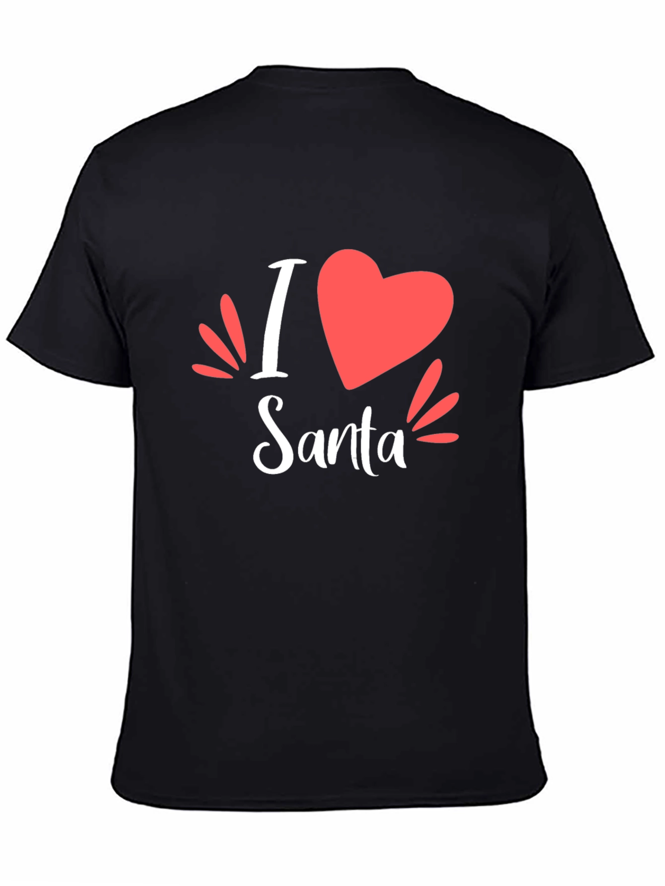 I Heart Santa Holiday Tee - Festive Graphic T-Shirt