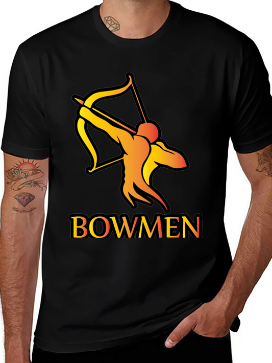 Bowmen Archer Graphic T-Shirt - Black