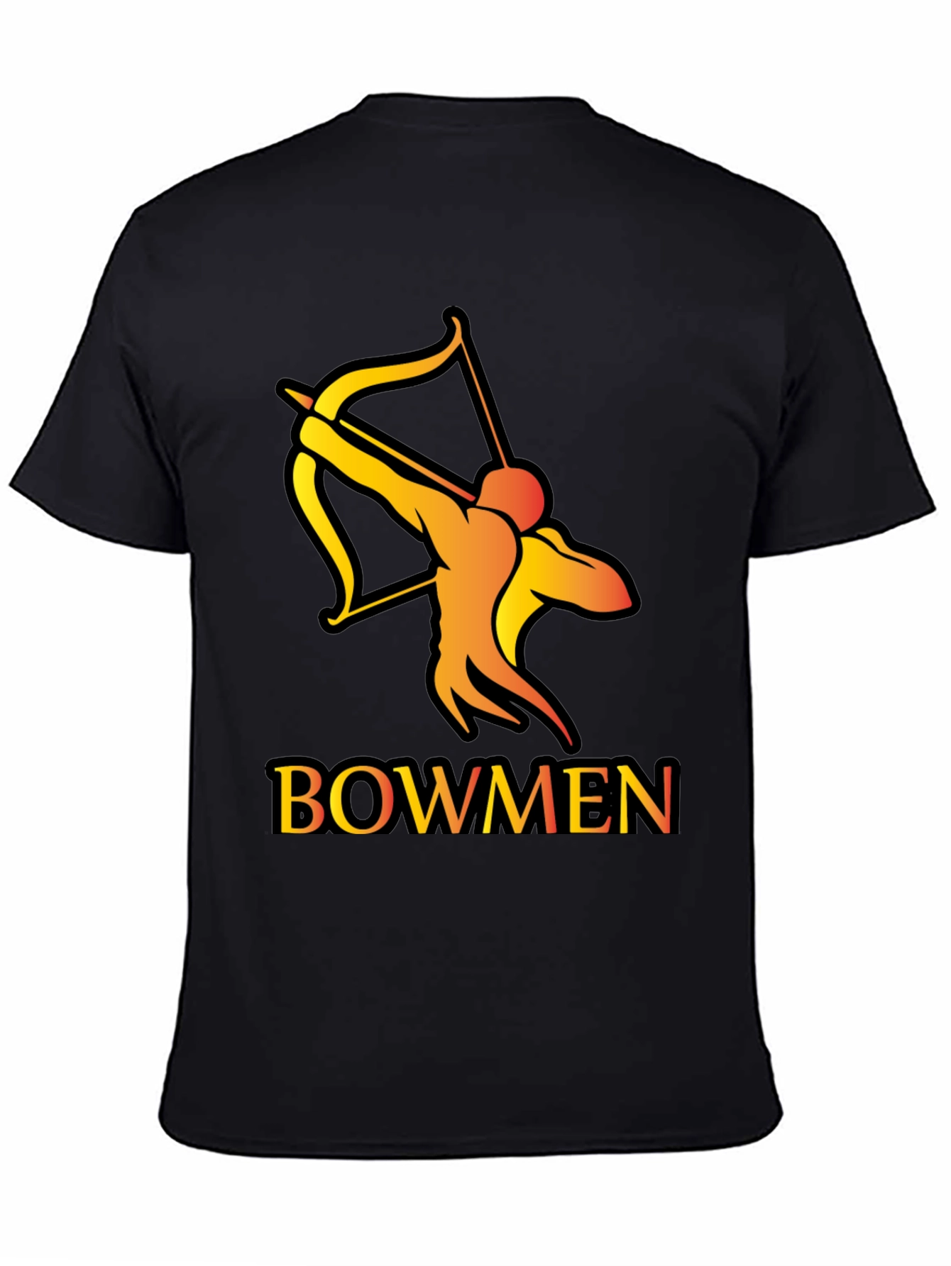 Bowmen Archer Graphic T-Shirt - Black